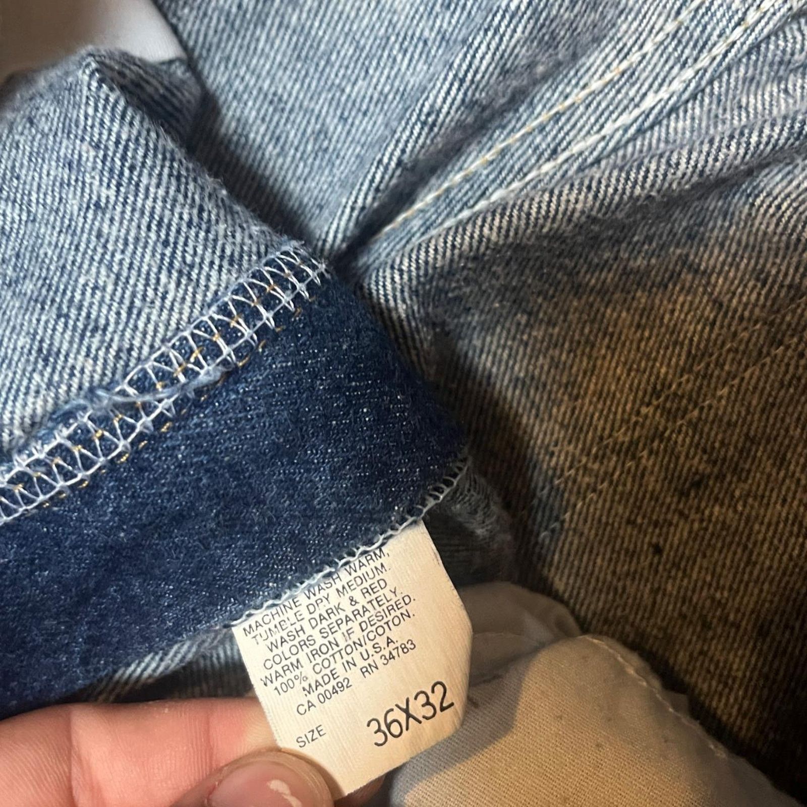 Lee Vintage dark blue denim lee Size US 36 / EU 52 - 2 Thumbnail