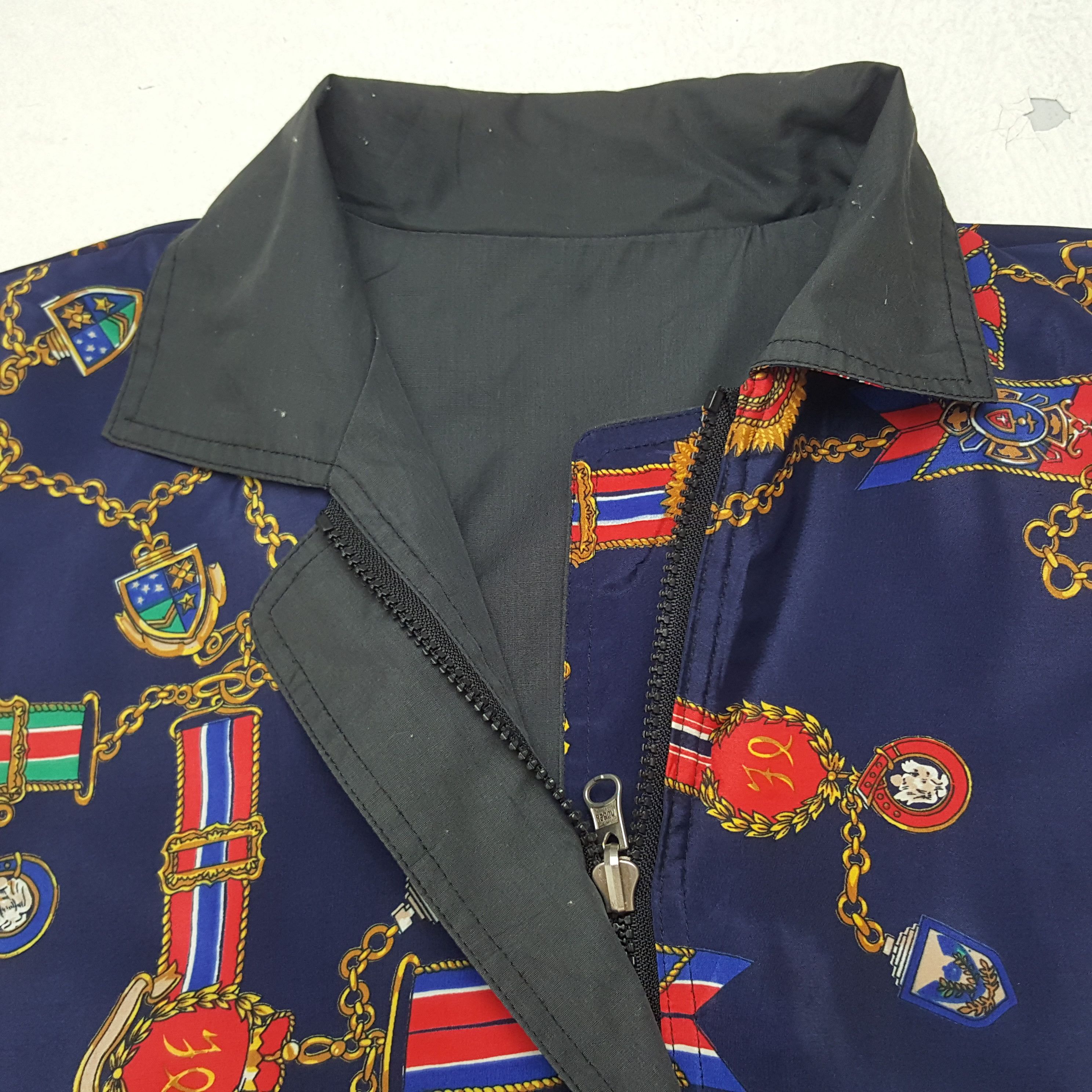 Designer × Vintage Vintage Alfred Dunner Medal Design Riversible Bombers Jacket Size US L / EU 52-54 / 3 - 7 Thumbnail