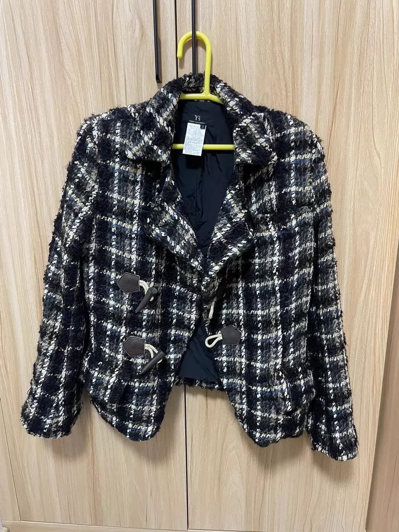 Y's Y's 2011 SS Mainline Show Horn-Button Wool Jacket Size US M / EU 48-50 / 2 - 2 Thumbnail