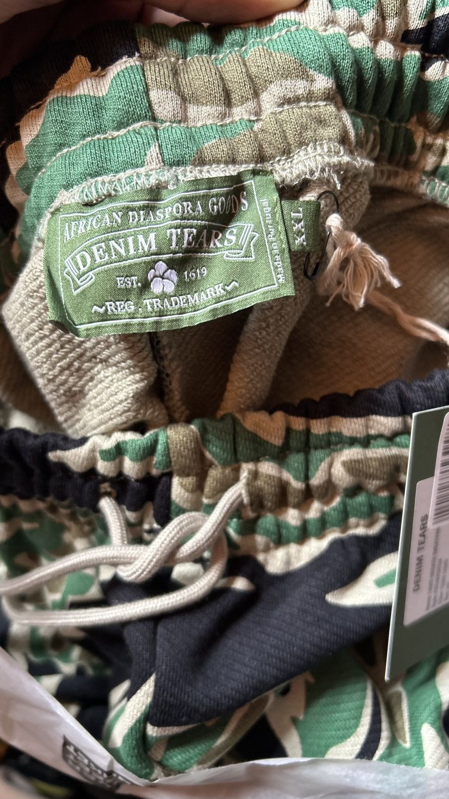 Denim Tears Sweatypants Green Camo