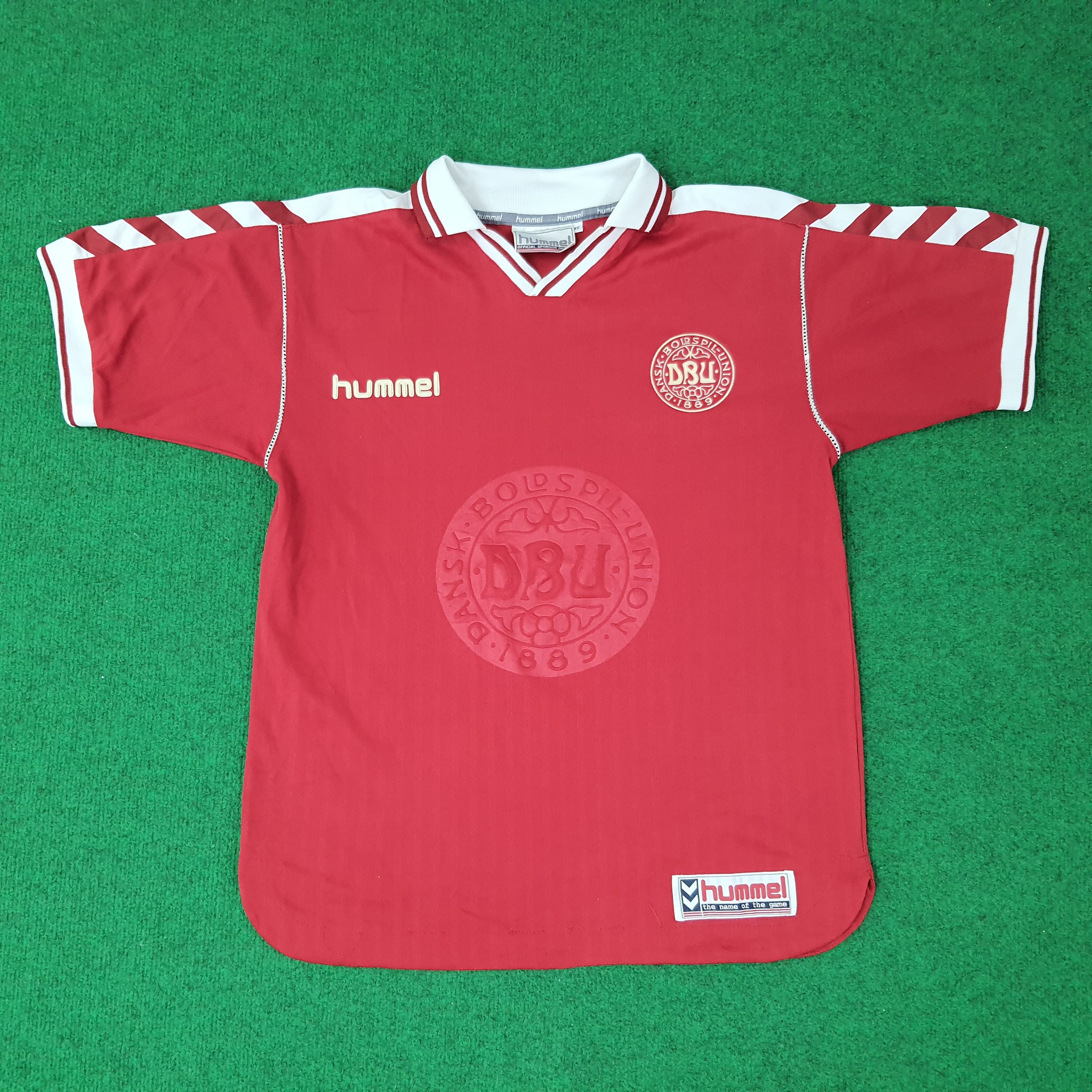 Hummel Vintage Hummel Dansk Bold Pil-Union 90s Jersey C259N9 Size US M / EU 48-50 / 2 - 1 Thumbnail