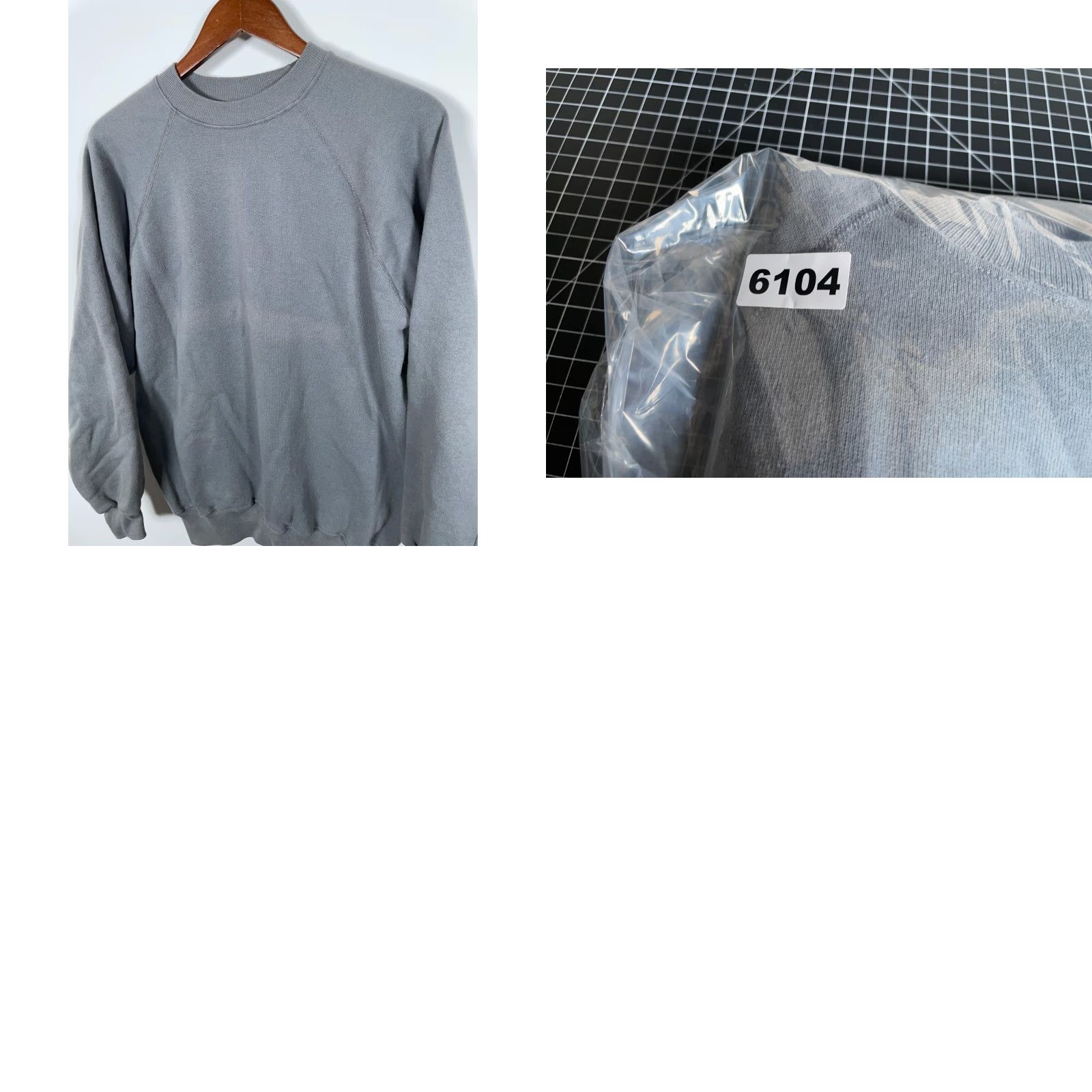 Vintage VINTAGE Sweatshirt Crewneck Raglan Sleeves Dark Gray 90s Adult Medium Men’s Pullover Cotton Blend 50/50 Regular Fit Nightwatch Gray Shirts? Size US M / EU 48-50 / 2 - 8 Thumbnail