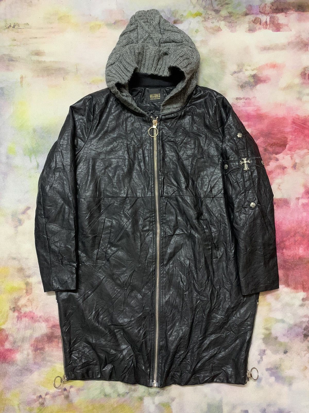 Tornado Mart Japanese Brand Leather Cross Apocalypse Share Spirit Lgb CH Size US L / EU 52-54 / 3 - 9 Thumbnail