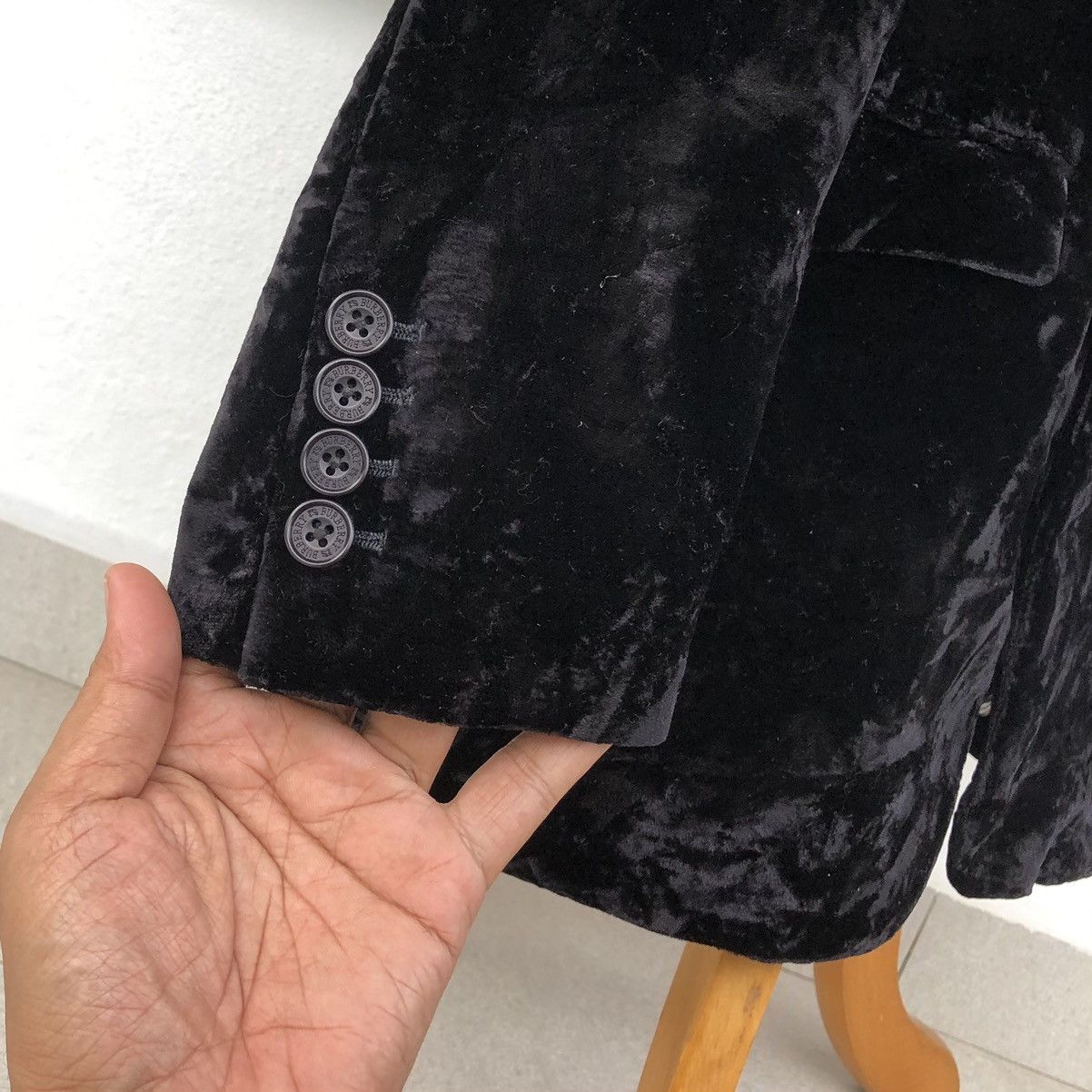 Burberry Burberry Black Label Velvet Lined Novacheck Blazer/Jacket Size US L / EU 52-54 / 3 - 9 Thumbnail