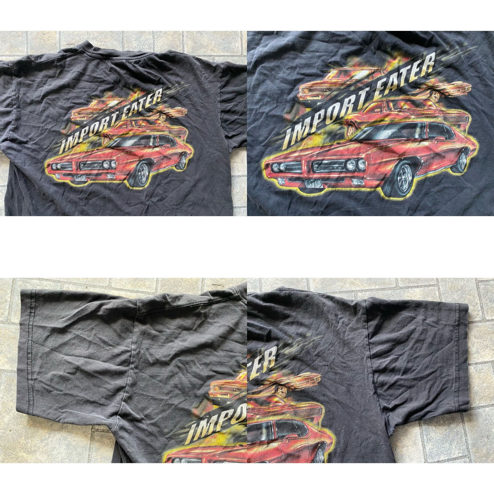 Vintage ODM T Shirt Men’s L Black Short Sleeve Regular Size GTO Eater Import Size US L / EU 52-54 / 3 - 9 Thumbnail