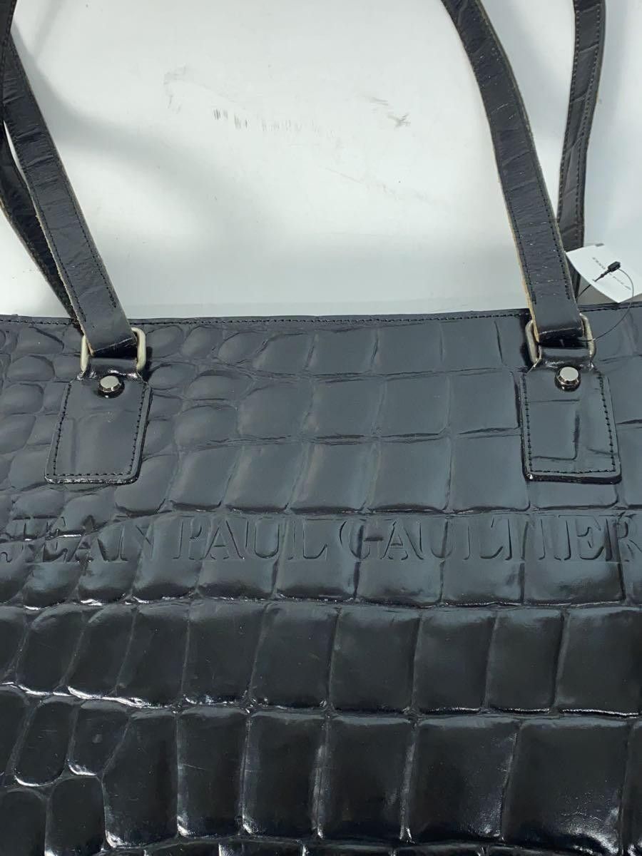 Jean Paul Gaultier Crocodile Embossed Leather Shoulder Bag Size ONE SIZE - 4 Thumbnail