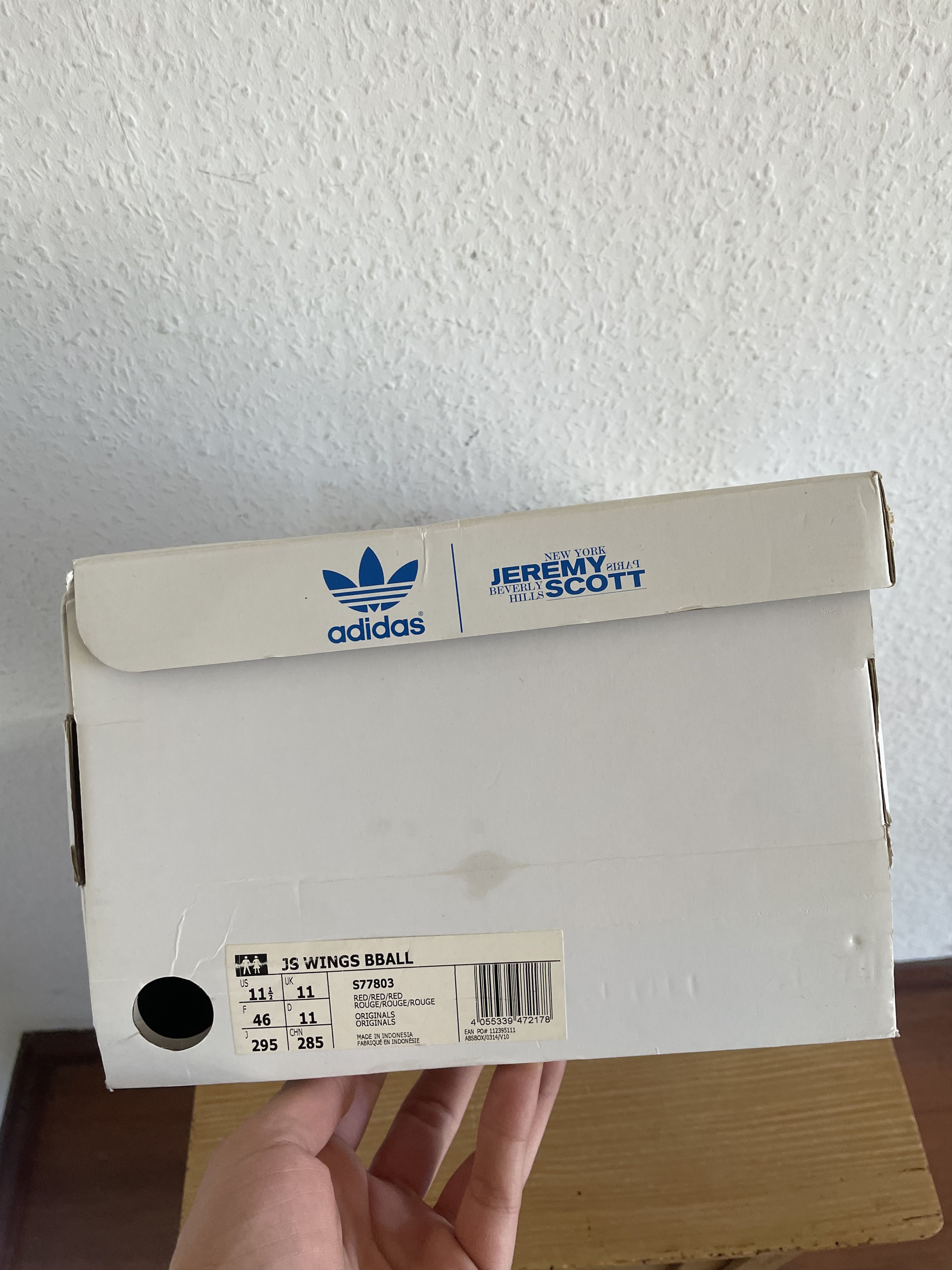 Adidas × Jeremy Scott JS Wings “B-Ball” High Top Sneakers Size US 11.5 / EU 44-45 - 20 Thumbnail