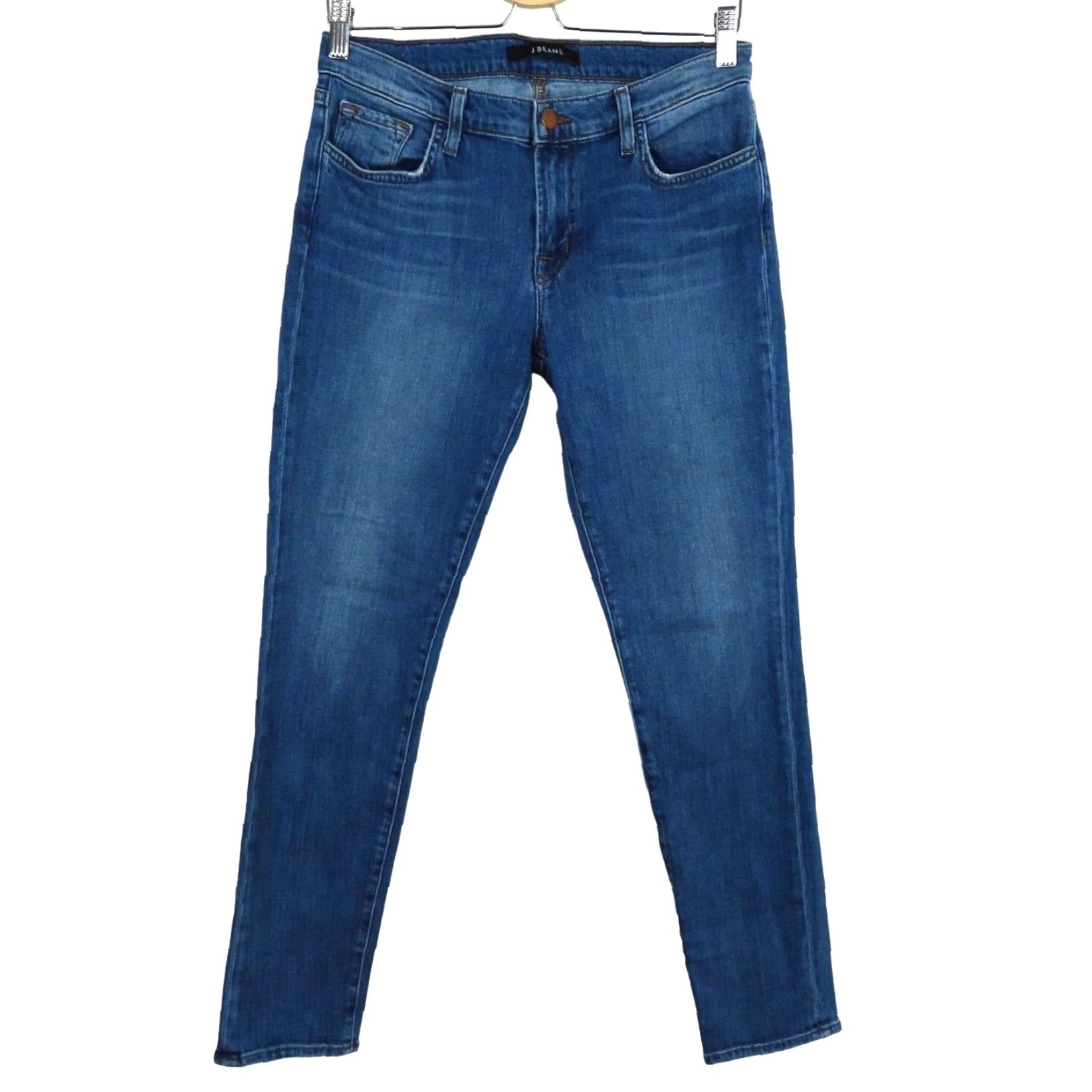 J Brand J Brand Jeans Ellis Echo Blue Wash Denim Straight Leg 27 Womens Cotton Blend 5-Pocket Stretch Regular Vintage No Size 27" / US 4 / IT 40 - 2 Thumbnail