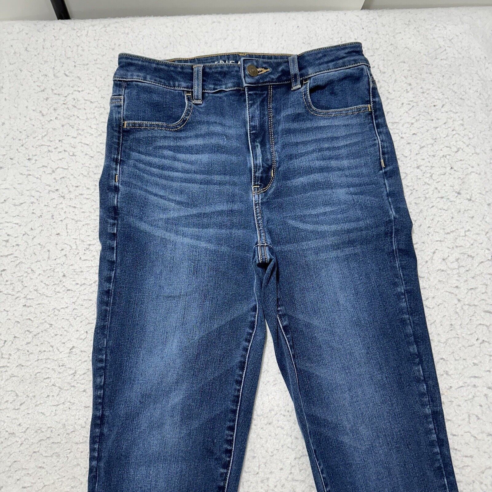 American Eagle Outfitters American Eagle 4 L Skinny Leg Jeans 360 Next Level Stretch Size 27" / US 4 / IT 40 - 2 Thumbnail
