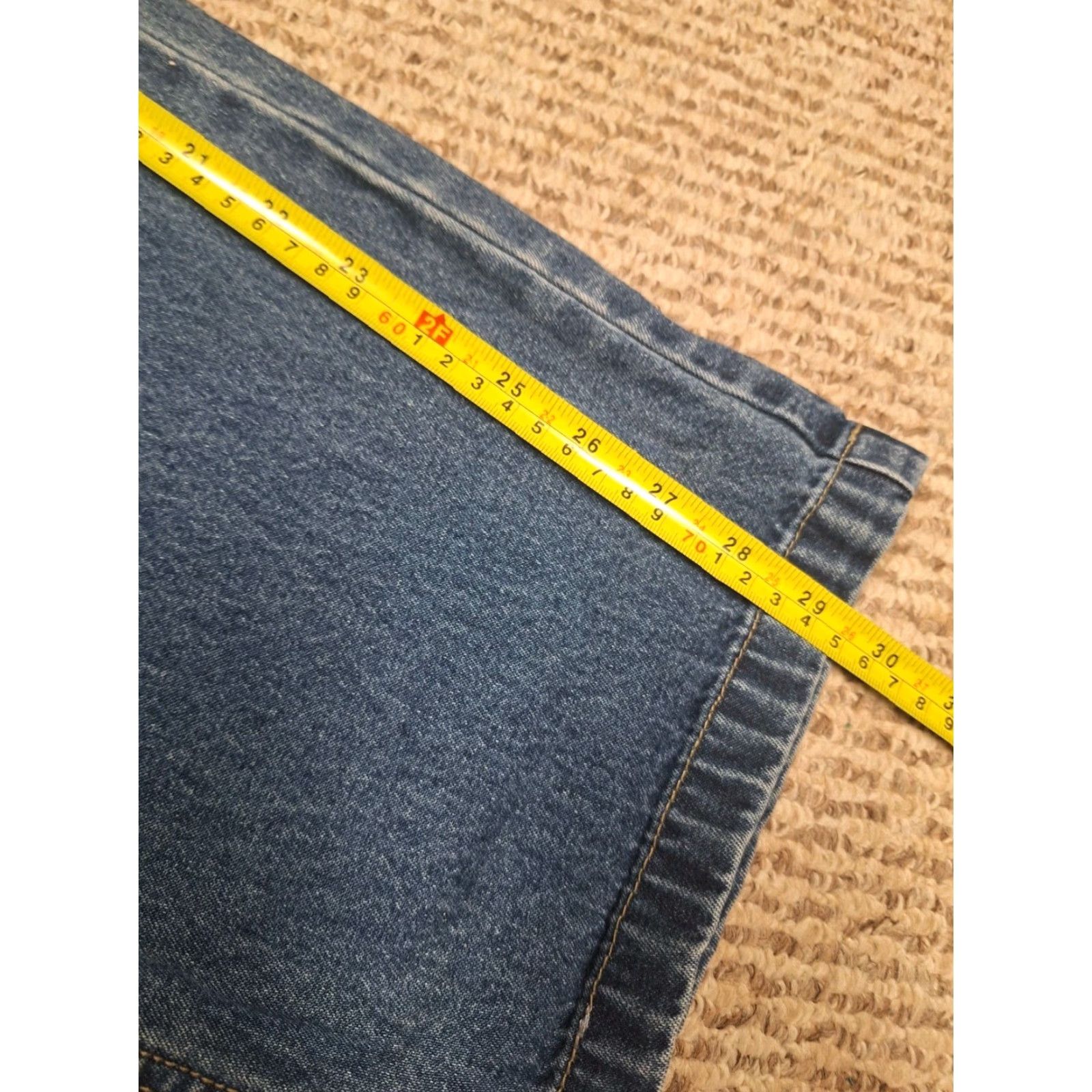 Vintage VINTAGE No Boundaries Denim Bib Overalls M Women Blue Regular Stitch: Flat Front, Straight Leg, 90s, Bohemian, Grunge, Retro, Southwestern Size 32" / US 10 / IT 46 - 8 Thumbnail
