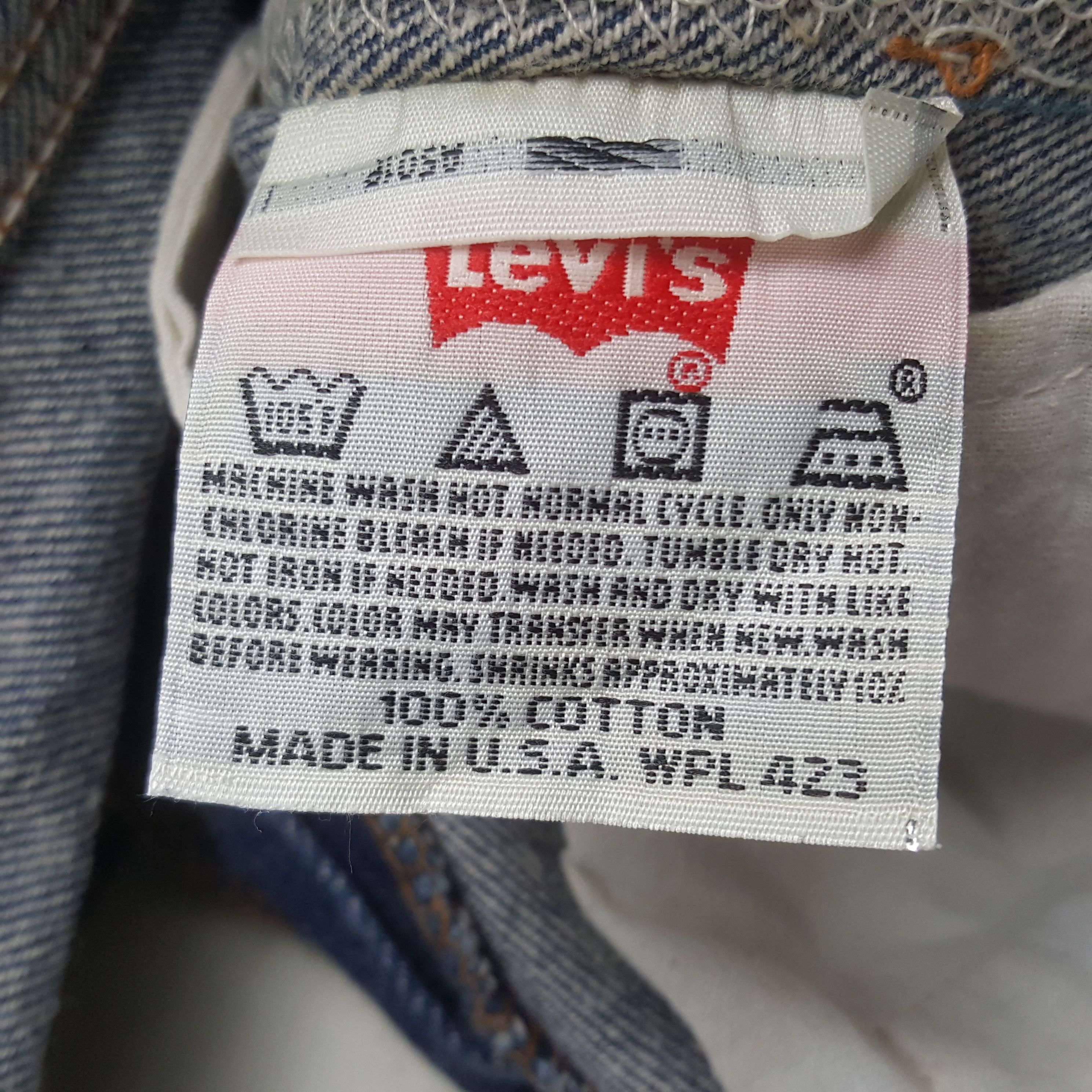 Vintage Levi's 501 Acid Wash Denim Jeans