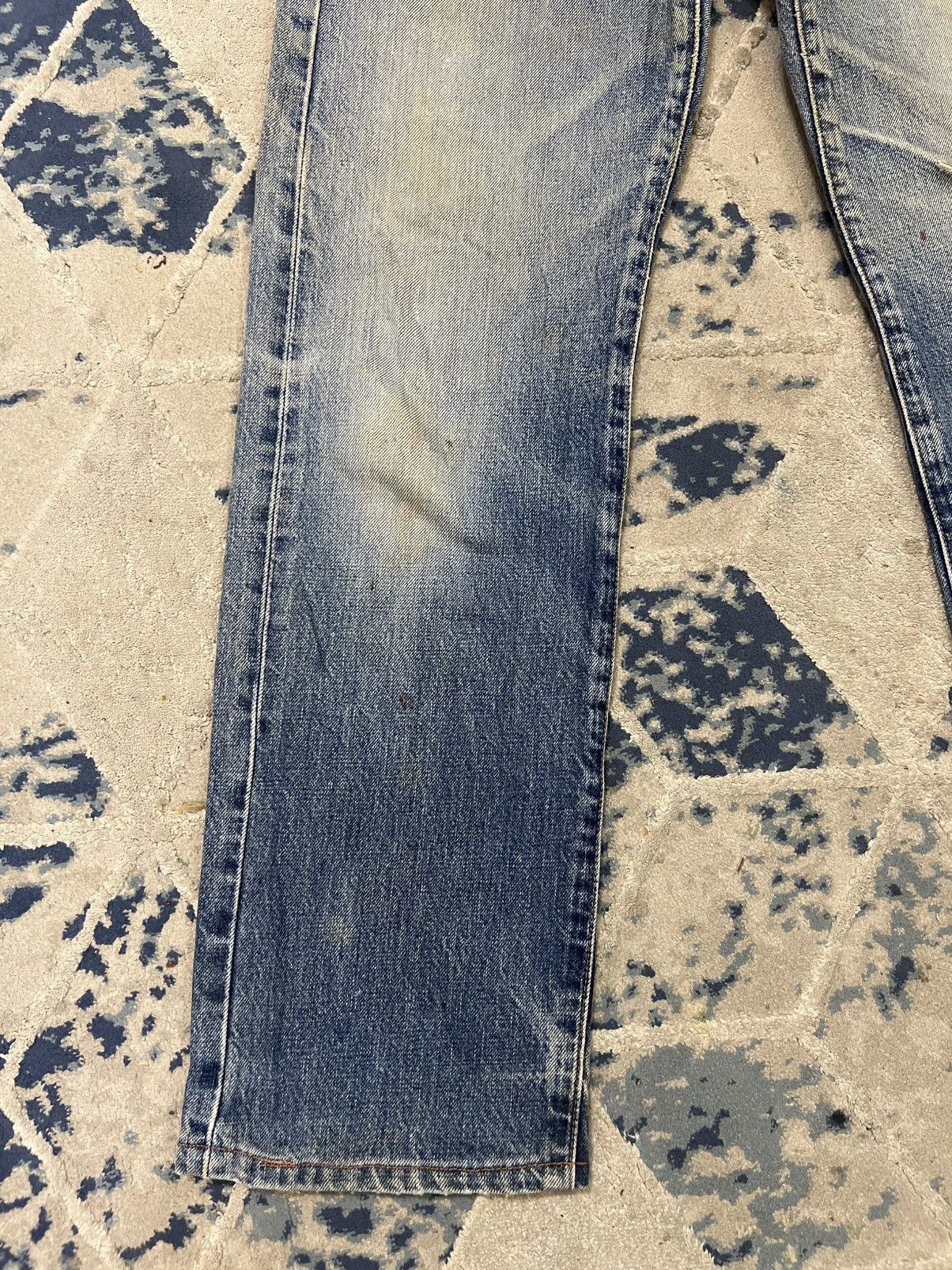Levi's Vintage Levis 502 Big E Button J22 Distressed Denim Jeans Size US 30 / EU 46 - 5 Thumbnail
