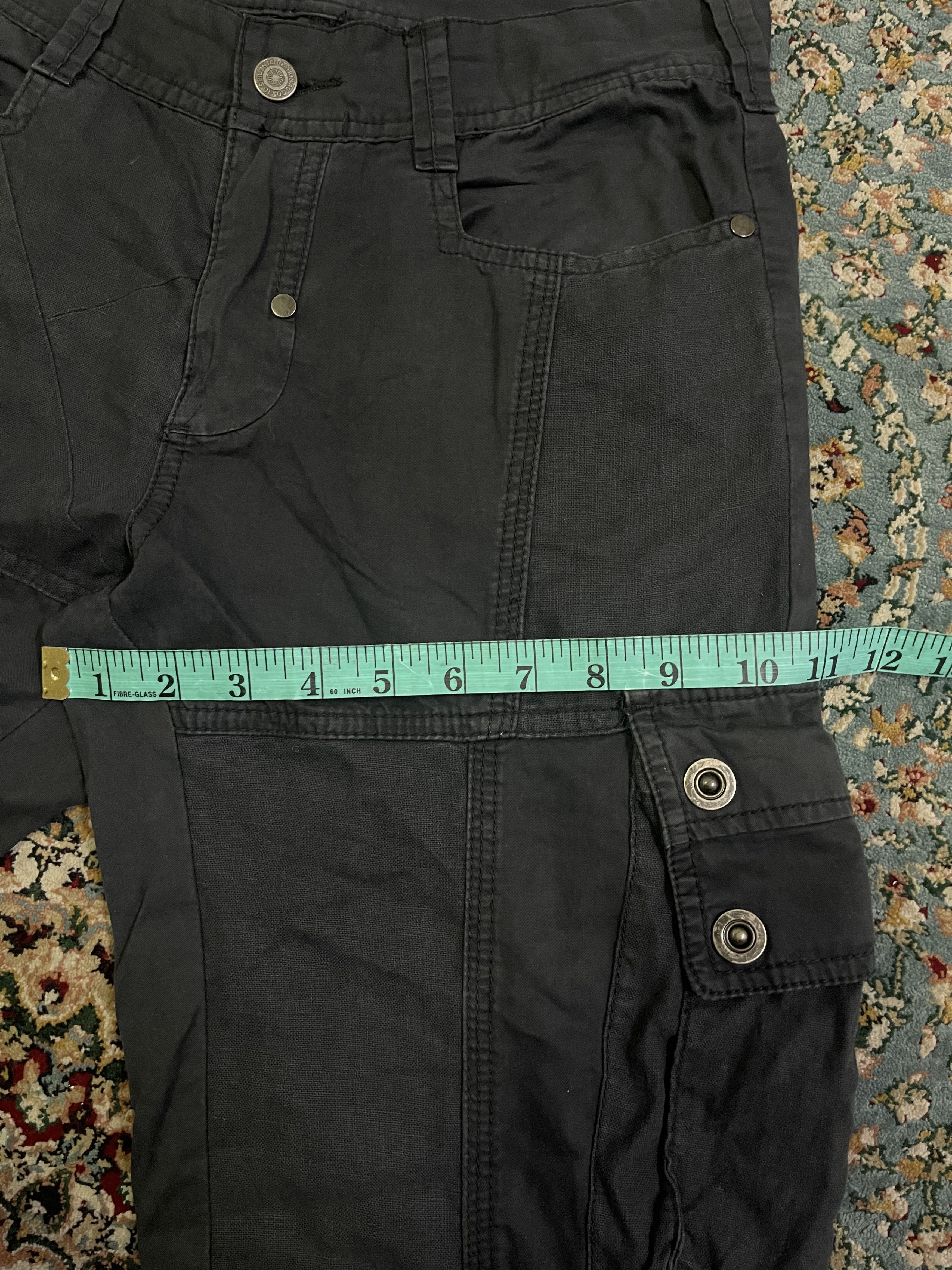 Tornado Mart Tornado Mart Black Multipocket Tactical Combat Slim Straight Size US 30 / EU 46 - 11 Thumbnail
