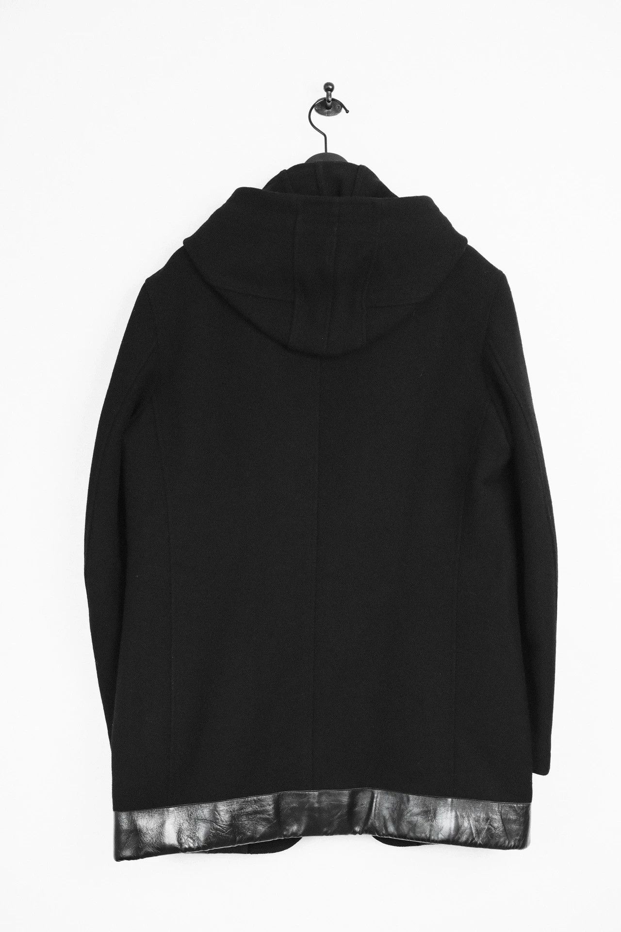 Yohji Yamamoto Yohji Yamamoto 20AW Vintage Leather Panel Hooded Jacket Size US M / EU 48-50 / 2 - 4 Thumbnail