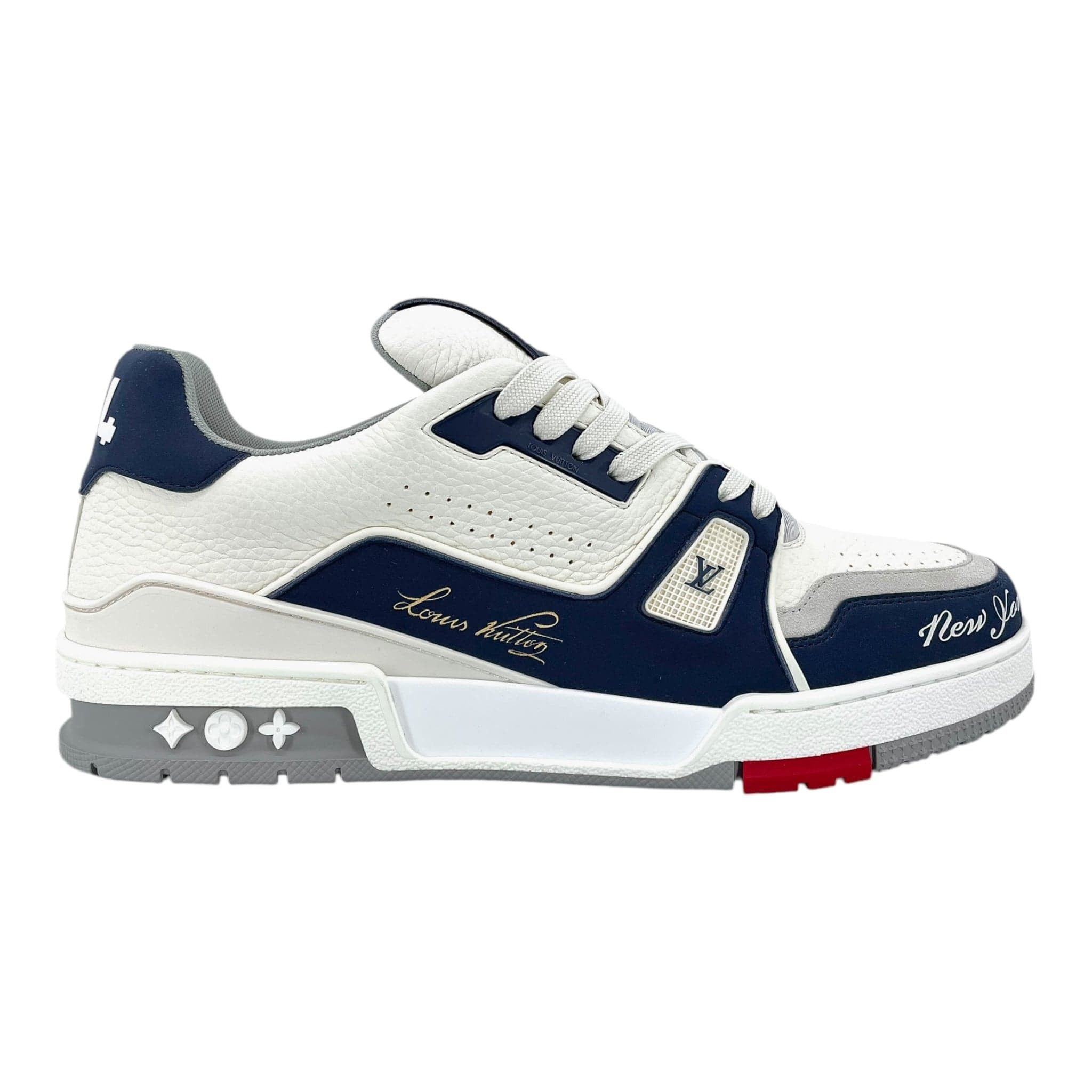 LV Trainer Low City Of Dreams White Navy (NYC Exclusive)