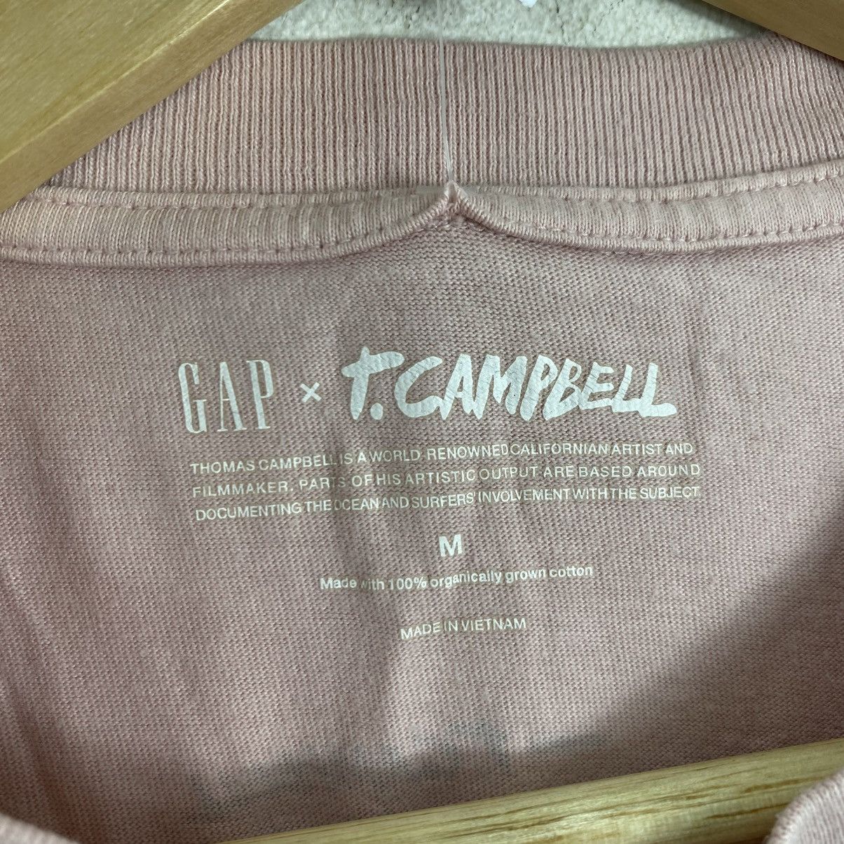 Gap Gap x Thomas Campbell Surf Tee M Pink Organic Cotton Art Size US M / EU 48-50 / 2 - 6 Thumbnail
