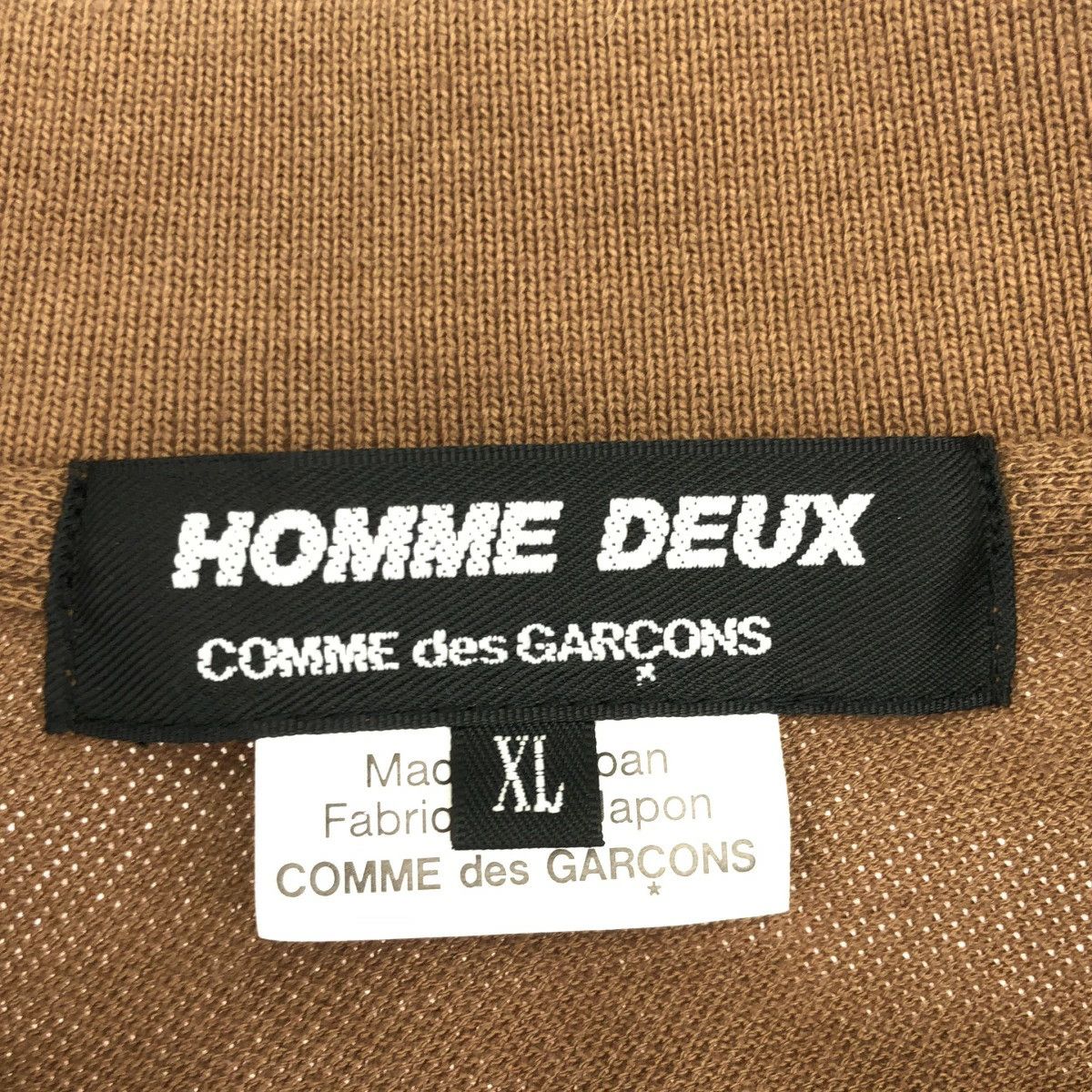 Comme des Garcons Homme Plus Polo Deformed Cotton Short Sleeve Size US XL / EU 56 / 4 - 3 Thumbnail