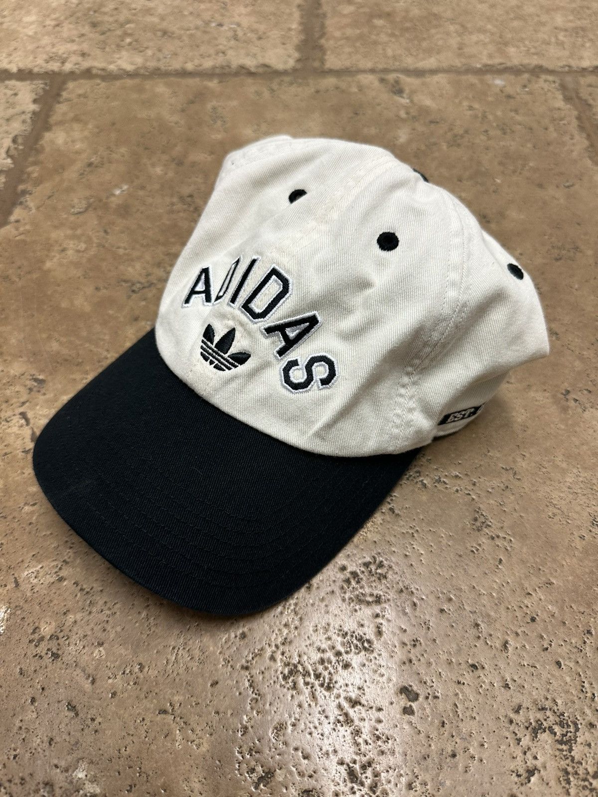 Adidas Adidas Originals Adjustable Hat Cream Est 1949 Three Stripes Size ONE SIZE - 1 Thumbnail