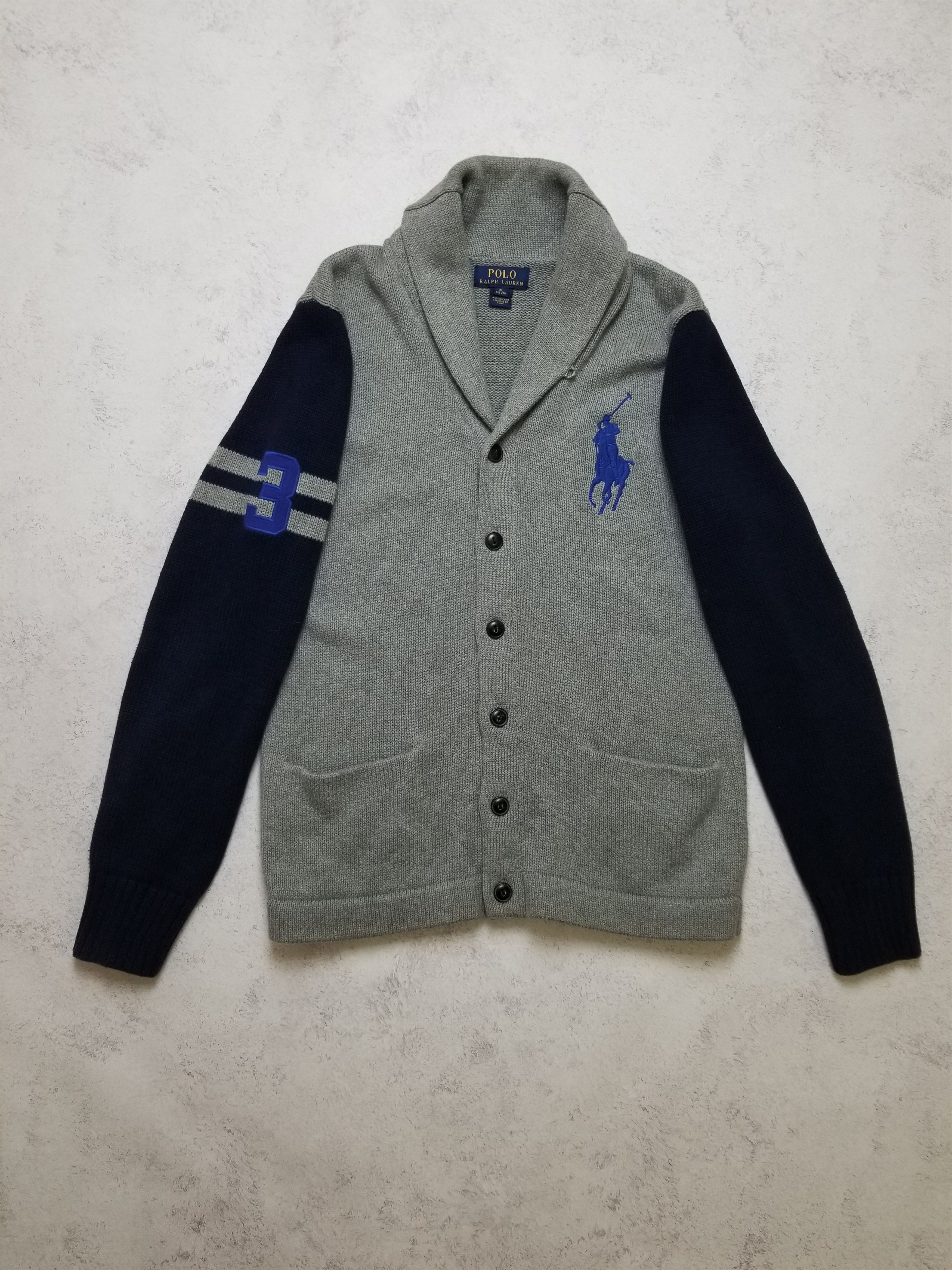 Polo Ralph Lauren POLO Ralph Lauren Cardigan Shawl Collar Youth XL Men's S Size US XS / EU 42 / 0 - 2 Thumbnail
