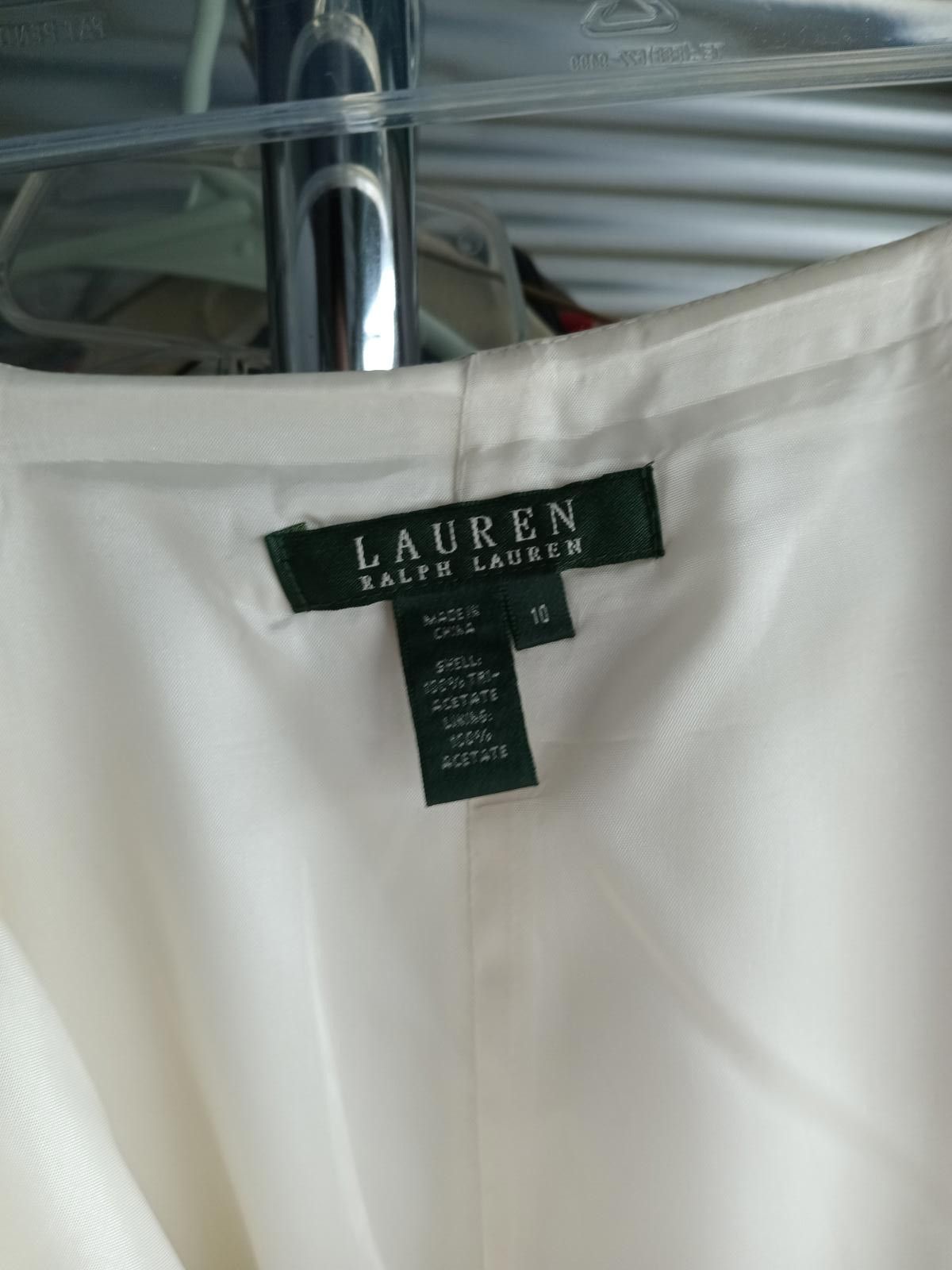 Polo Ralph Lauren Ralph Lauren Lauren Cream Pleated Skirt Size 32" / US 10 / IT 46 - 2 Thumbnail