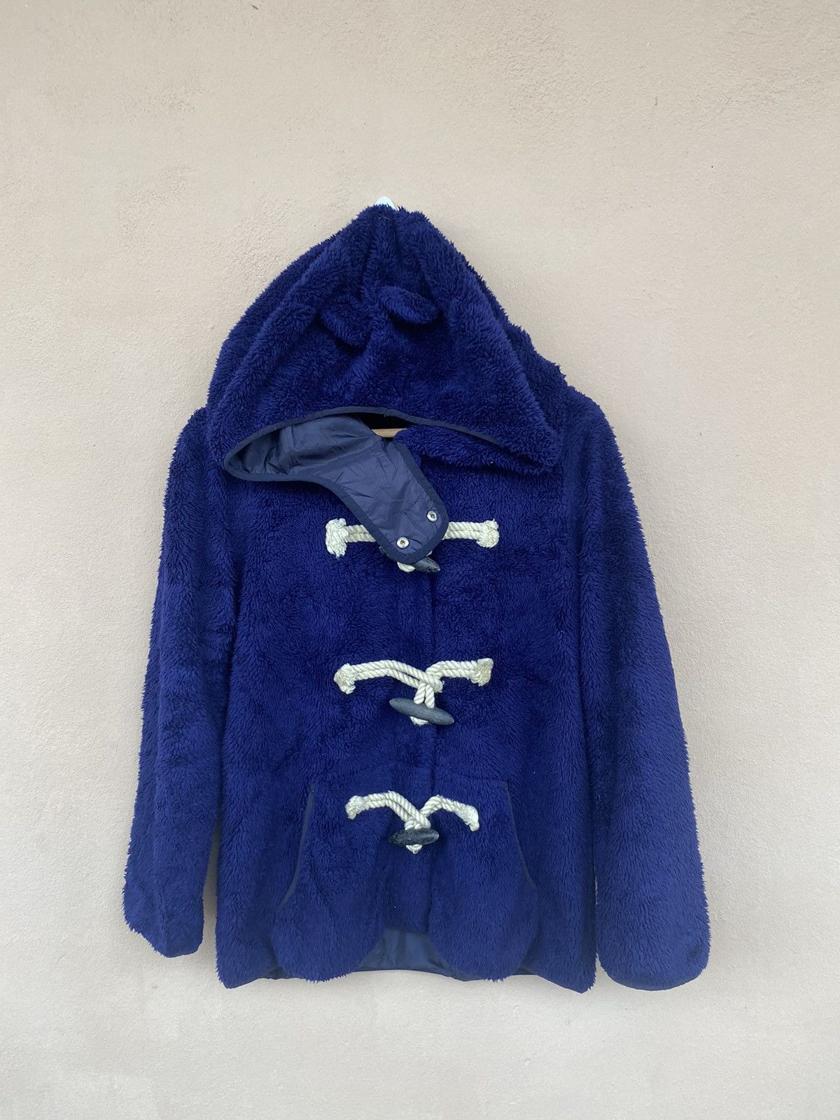 ISSEY MIYAKE MERCIBEAUCOUP DEEP PILE SHERPA JACKET