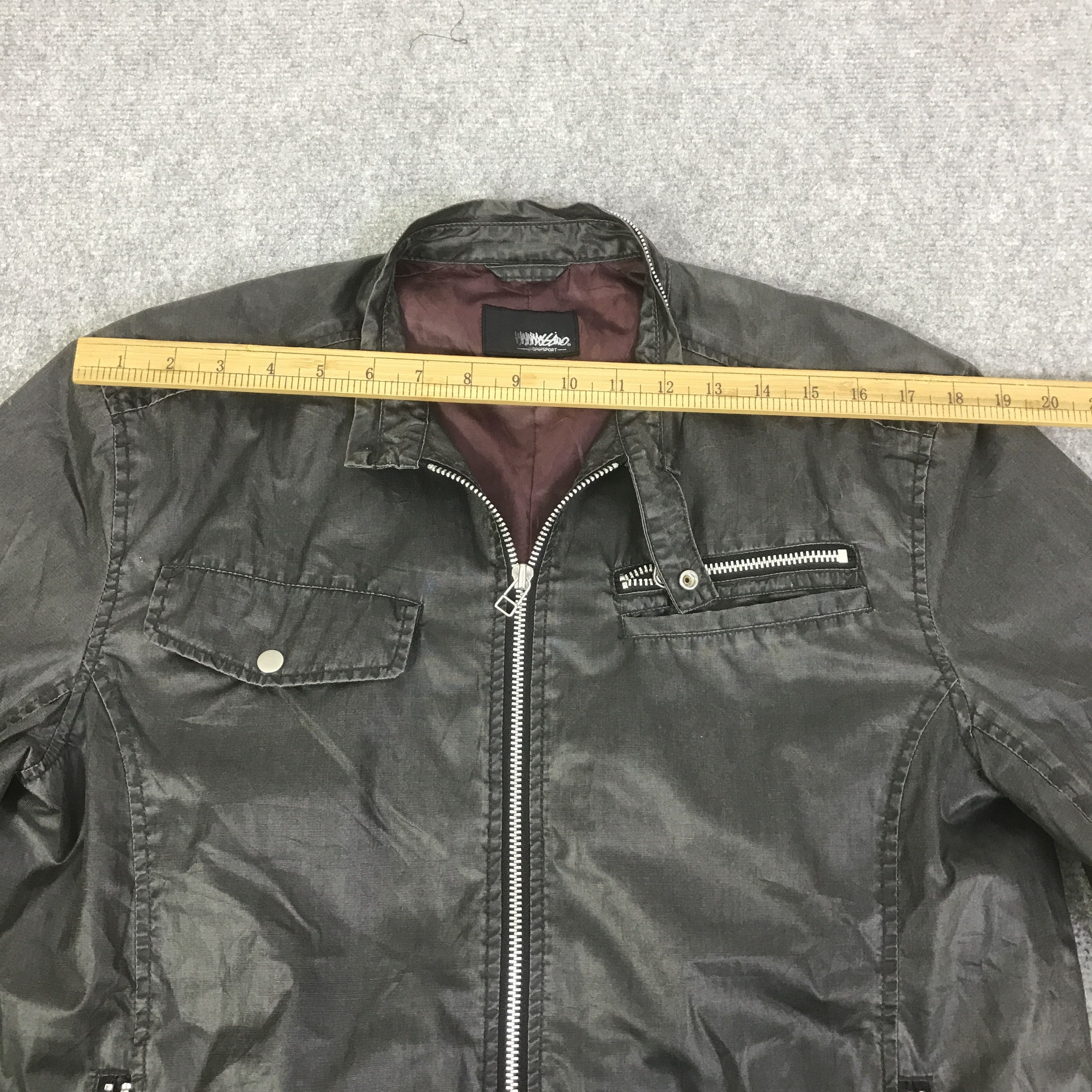 Mossimo BLACK PUNK JAPAN STYLE JACKET K135B17 Size US L / EU 52-54 / 3 - 5 Thumbnail