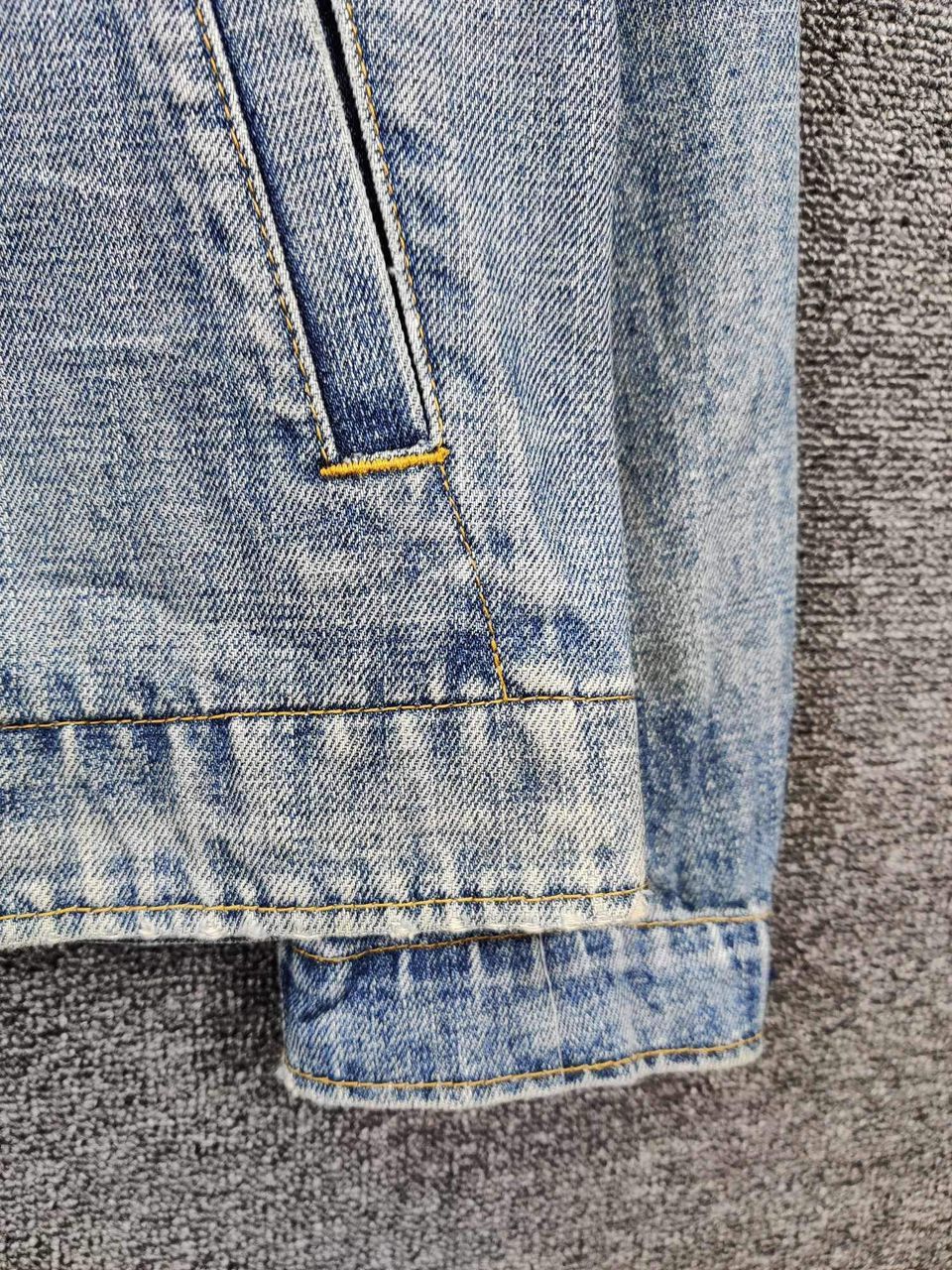 Uniqlo Vintage Thrashed Uniqlo Distressed Zipper Denim Jacket Size US XL / EU 56 / 4 - 3 Thumbnail