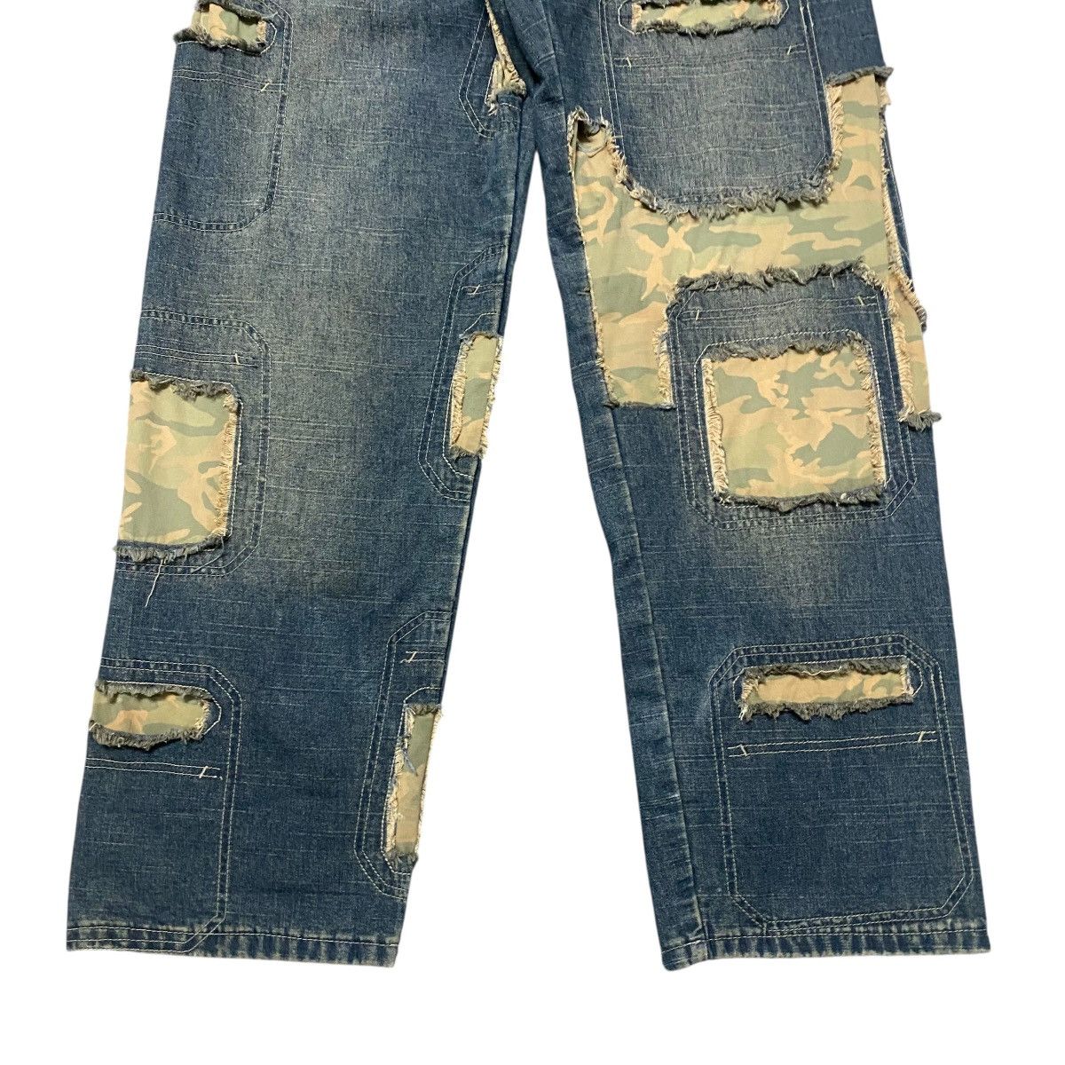 Dr. Denim Vintage Dr. Denim Baggy Patchwork Jeans Size US 34 / EU 50 - 8 Thumbnail