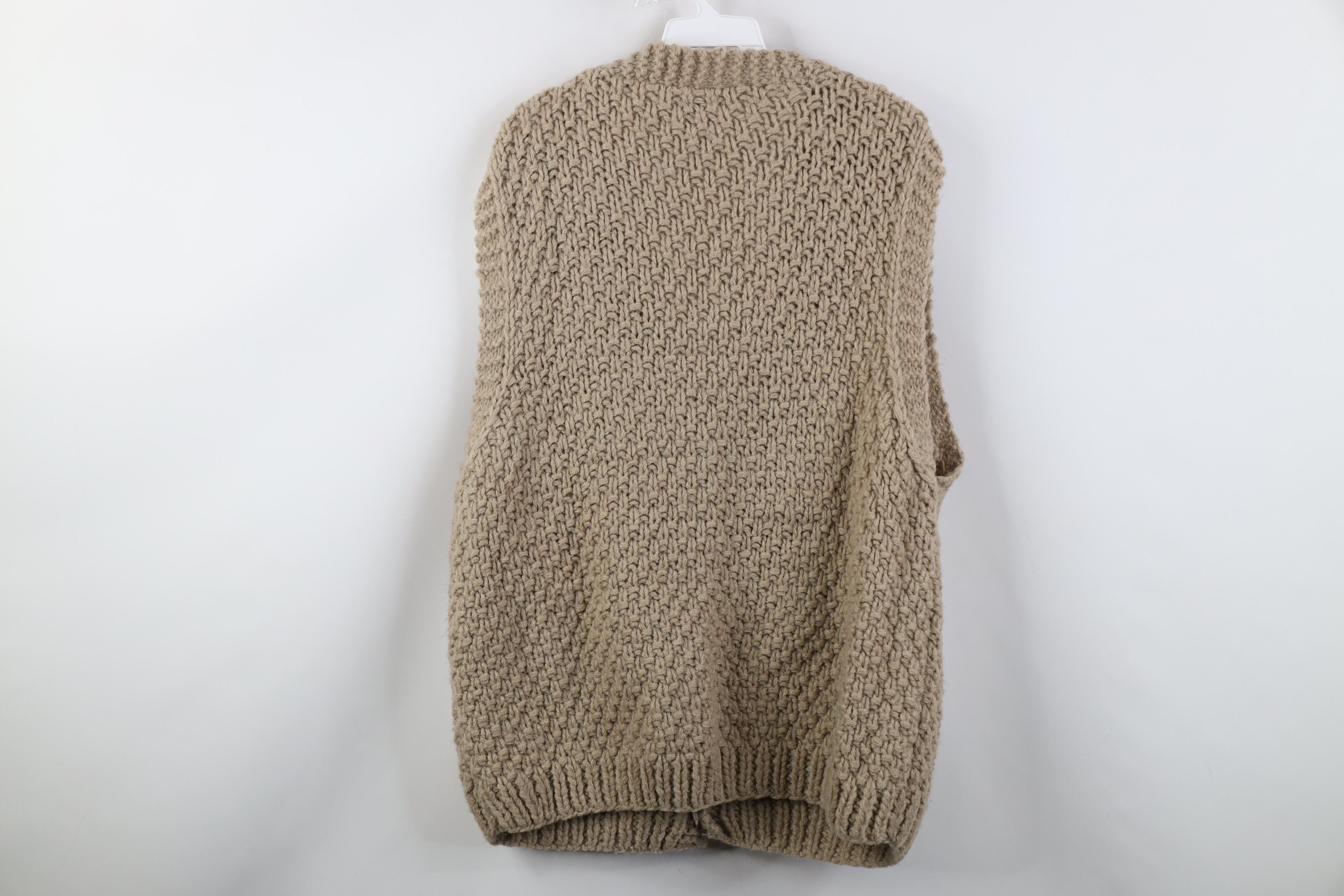 Vintage Vintage 70s Streetwear Crochet Fisherman Sweater Vest USA Size US XL / EU 56 / 4 - 8 Thumbnail