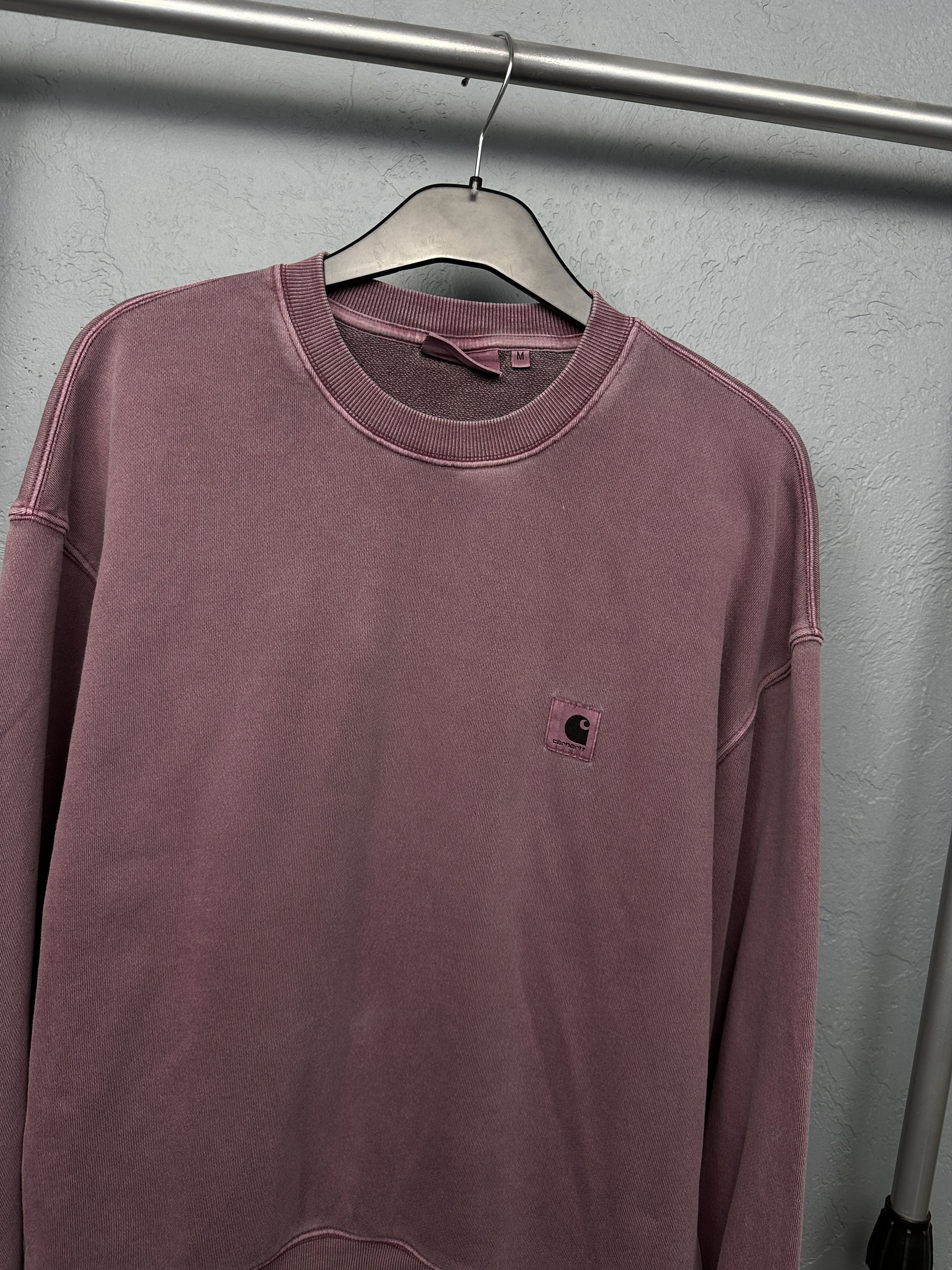 Carhartt Wip Carhartt WIP Mens Washed Cotton Nelson Sweatshirt Size US M / EU 48-50 / 2 - 2 Thumbnail
