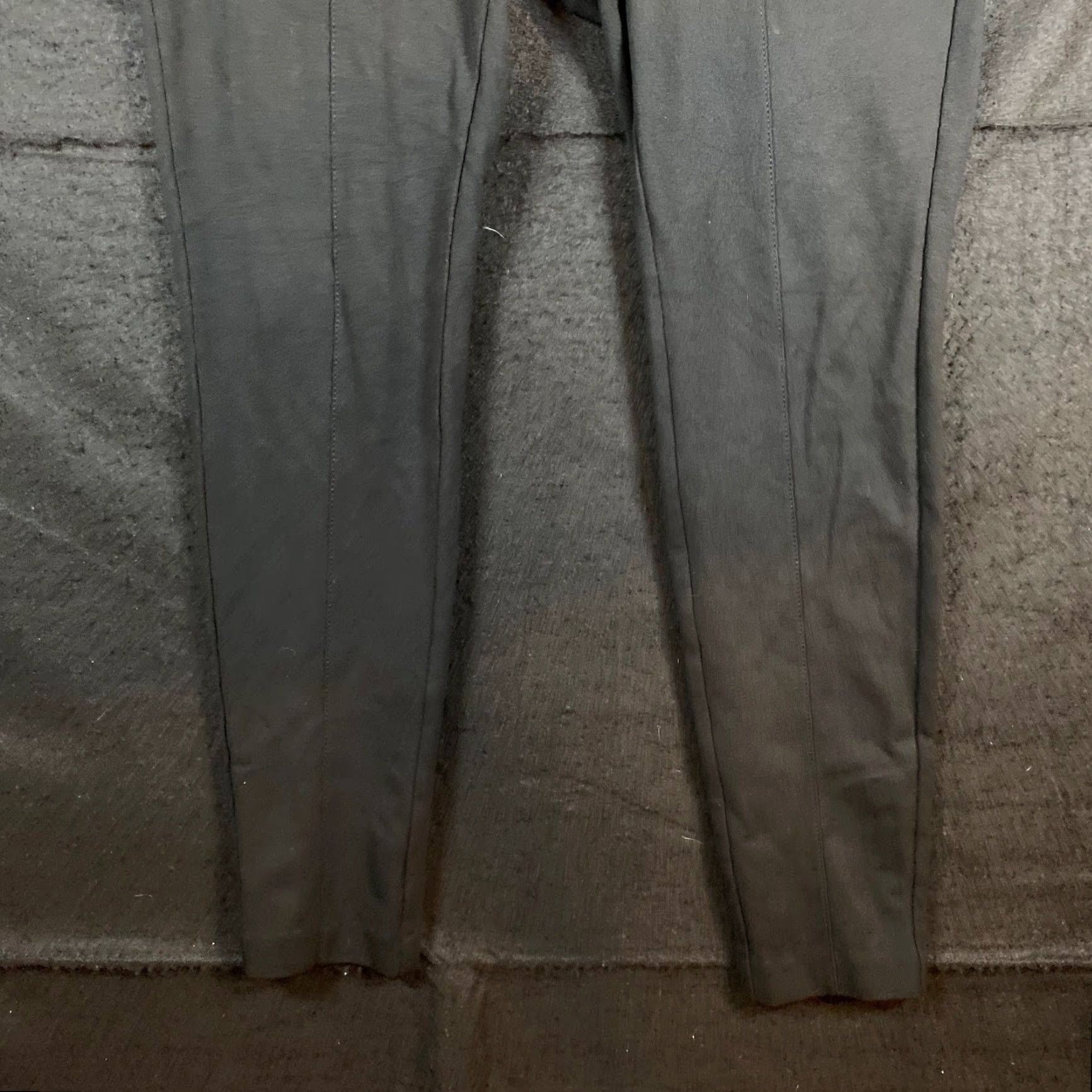 J. Jill J.Jill Womens Black Pull On Ponte Legging Slim Leg Pleated Front Cropped SP Pants Size 26" / US 2 / IT 38 - 3 Thumbnail