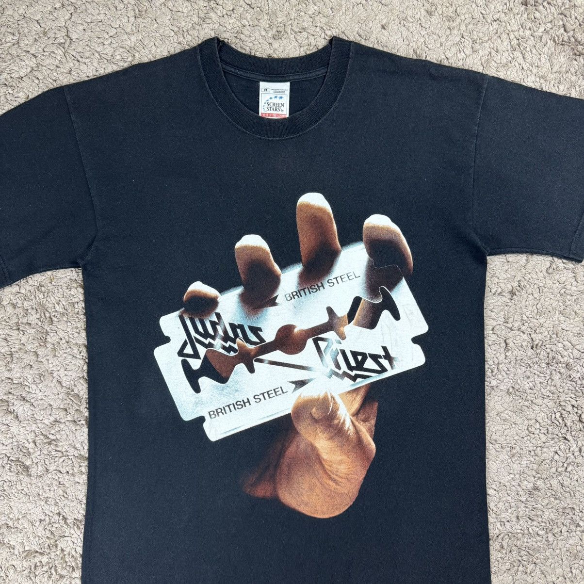 Band Tees Vintage Judas Priest British Steel T-shirt Size US M / EU 48-50 / 2 - 5 Thumbnail