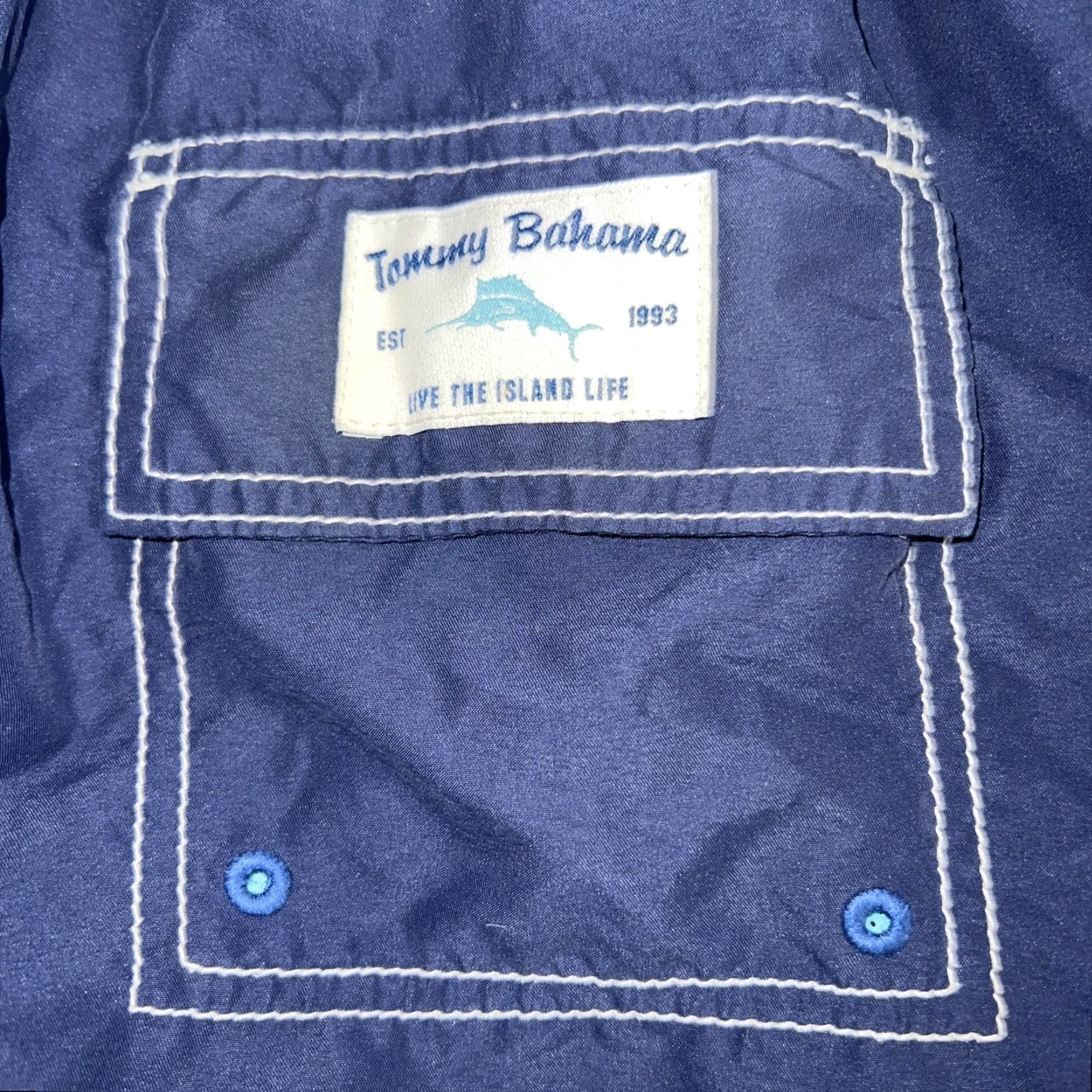 Tommy Bahama Tommy Bahama Swim Shorts Mens Size S Blue Bottom Shorts Size US 29 - 5 Thumbnail