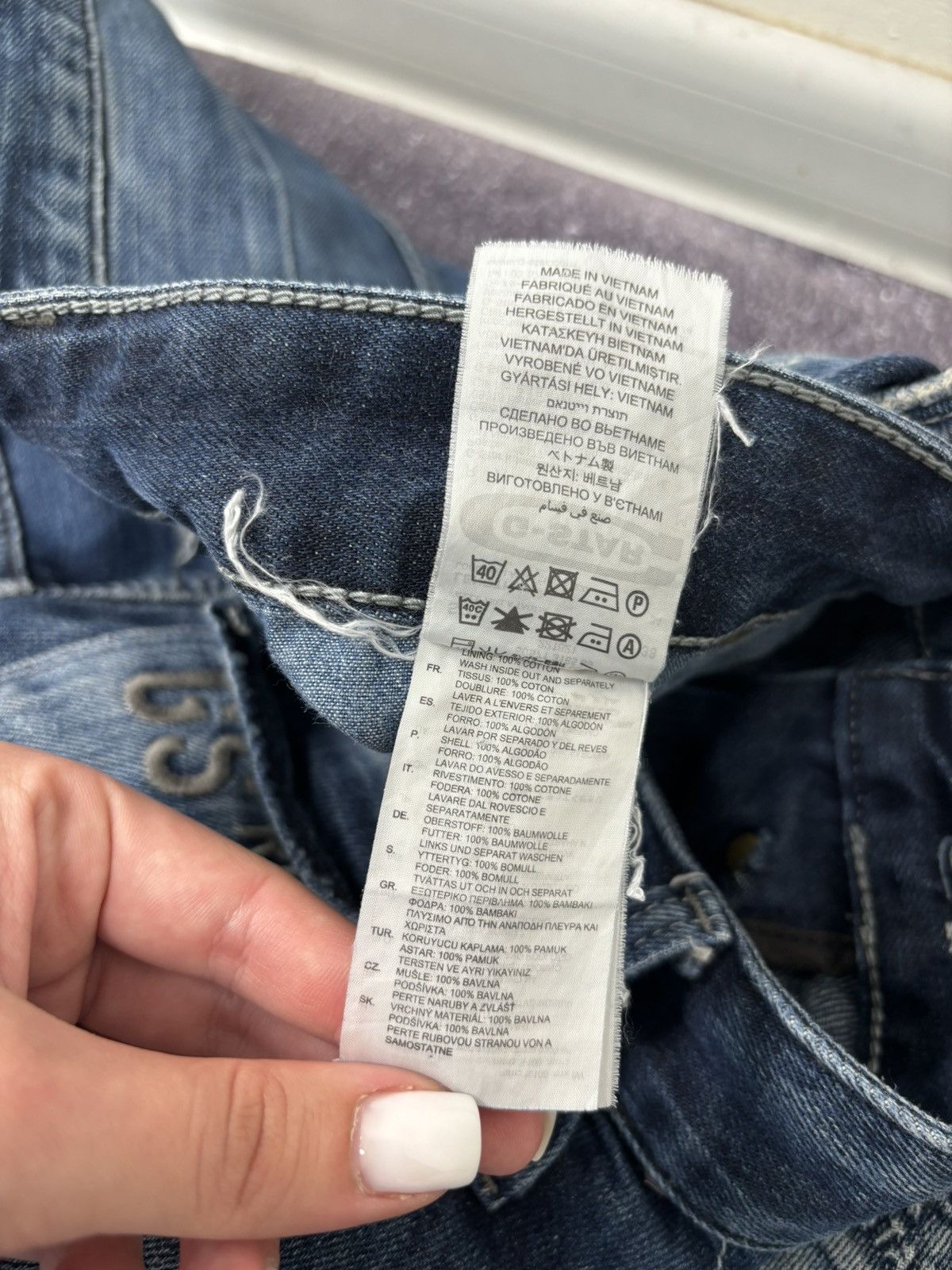 G-Star Vintage G-Star Raw Faded Blue Avant Garde Denim Baggy Jeans Size US 38 / EU 54 - 16 Thumbnail