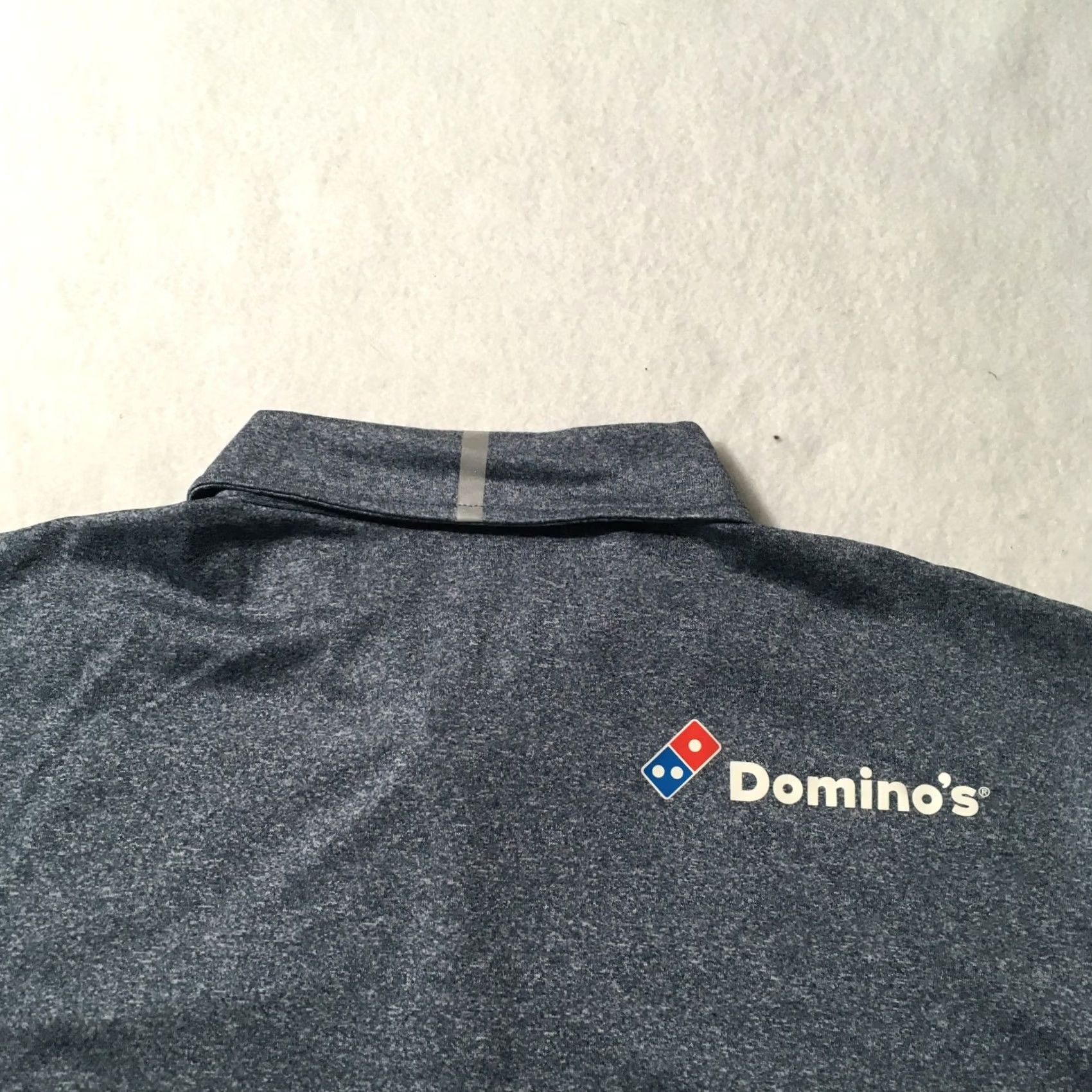 Vintage Domino's Polo Shirt L Men Blue Heather Short Sleeve Dominos Gear Polo Shirt Short Sleeve Uniform Pizza Delivery Size US L / EU 52-54 / 3 - 8 Thumbnail