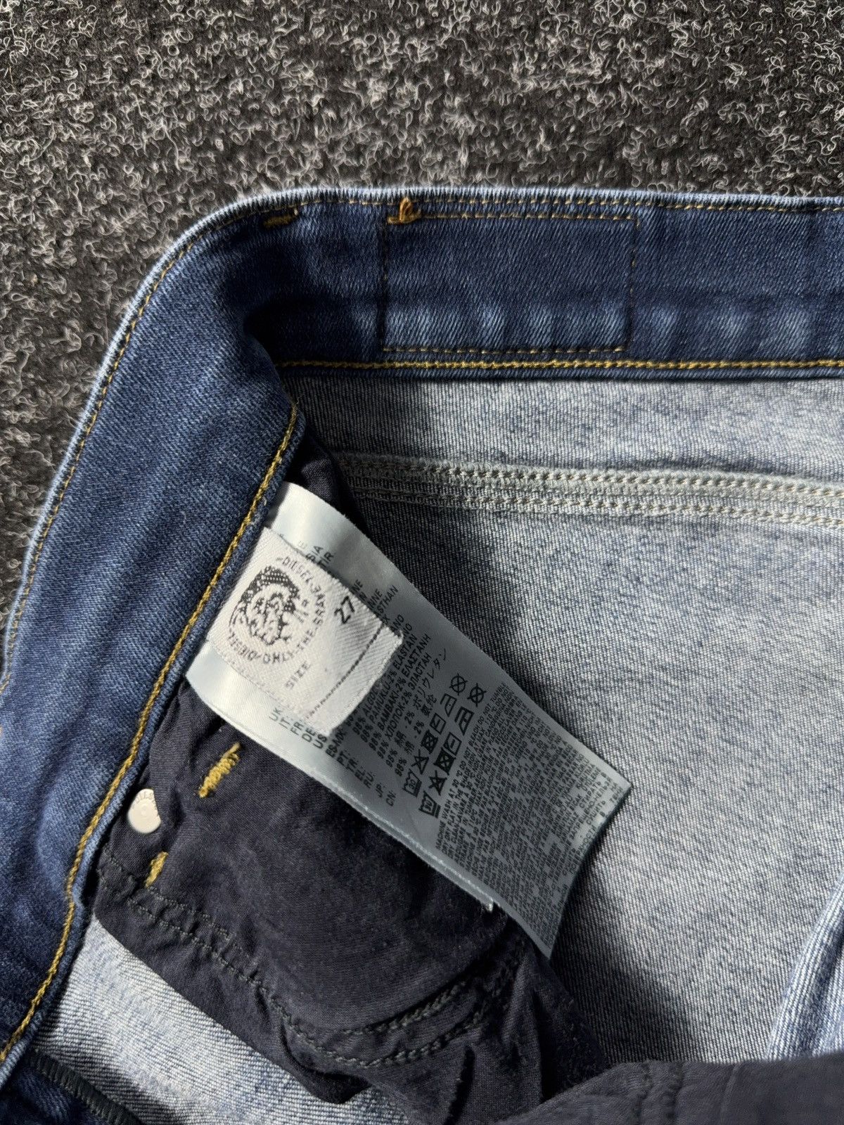 Diesel × Japanese Brand × Vintage Vintage 90s Diesel Skinny denim y2k Japan style Size 27" / US 4 / IT 40 - 6 Thumbnail