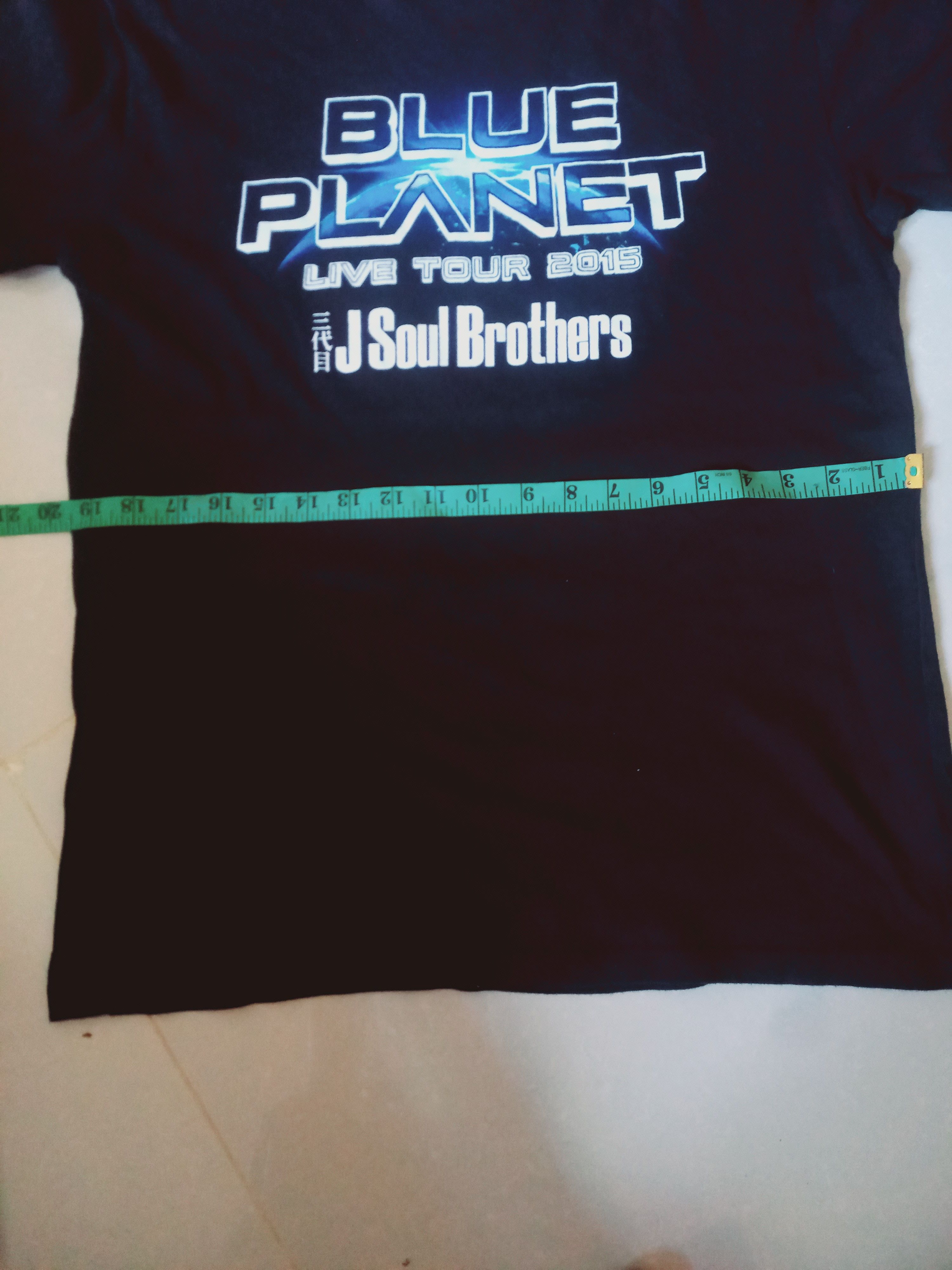 Band Tees BAND TEE BLUE PLANET LIVE TOUR 2015 JAPAN J SOUL BROTHER Size US L / EU 52-54 / 3 - 9 Thumbnail