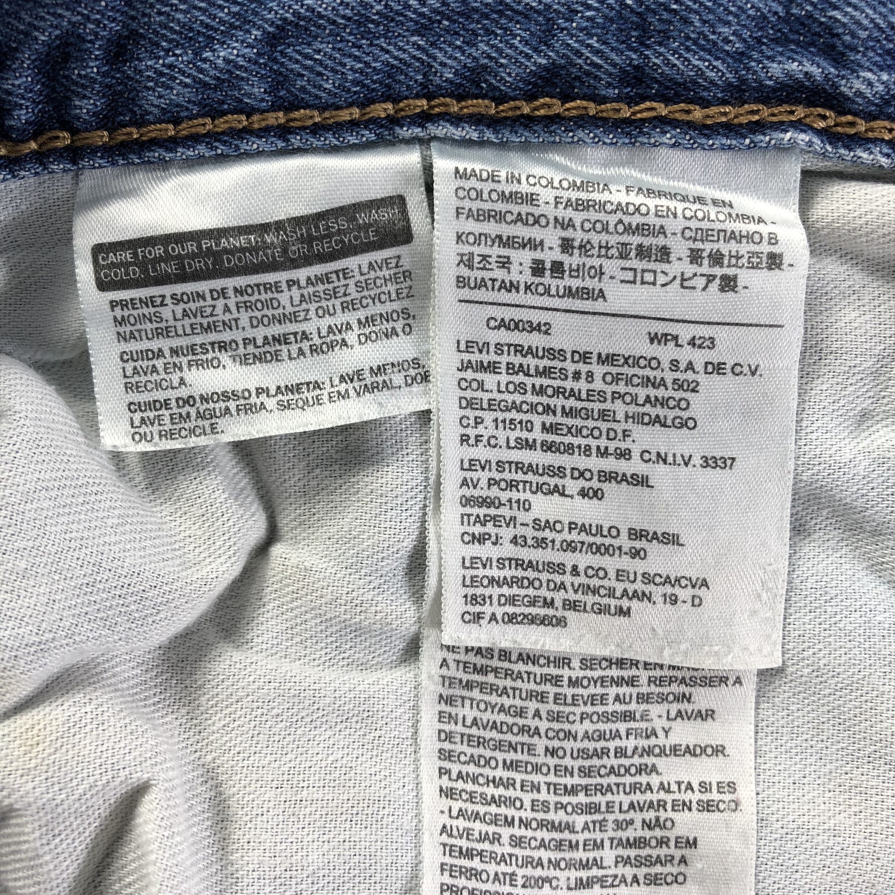 Levi's Vintage Blue Wash Levis 559 Jeans-J3225 Size US 40 / EU 56 - 11 Thumbnail