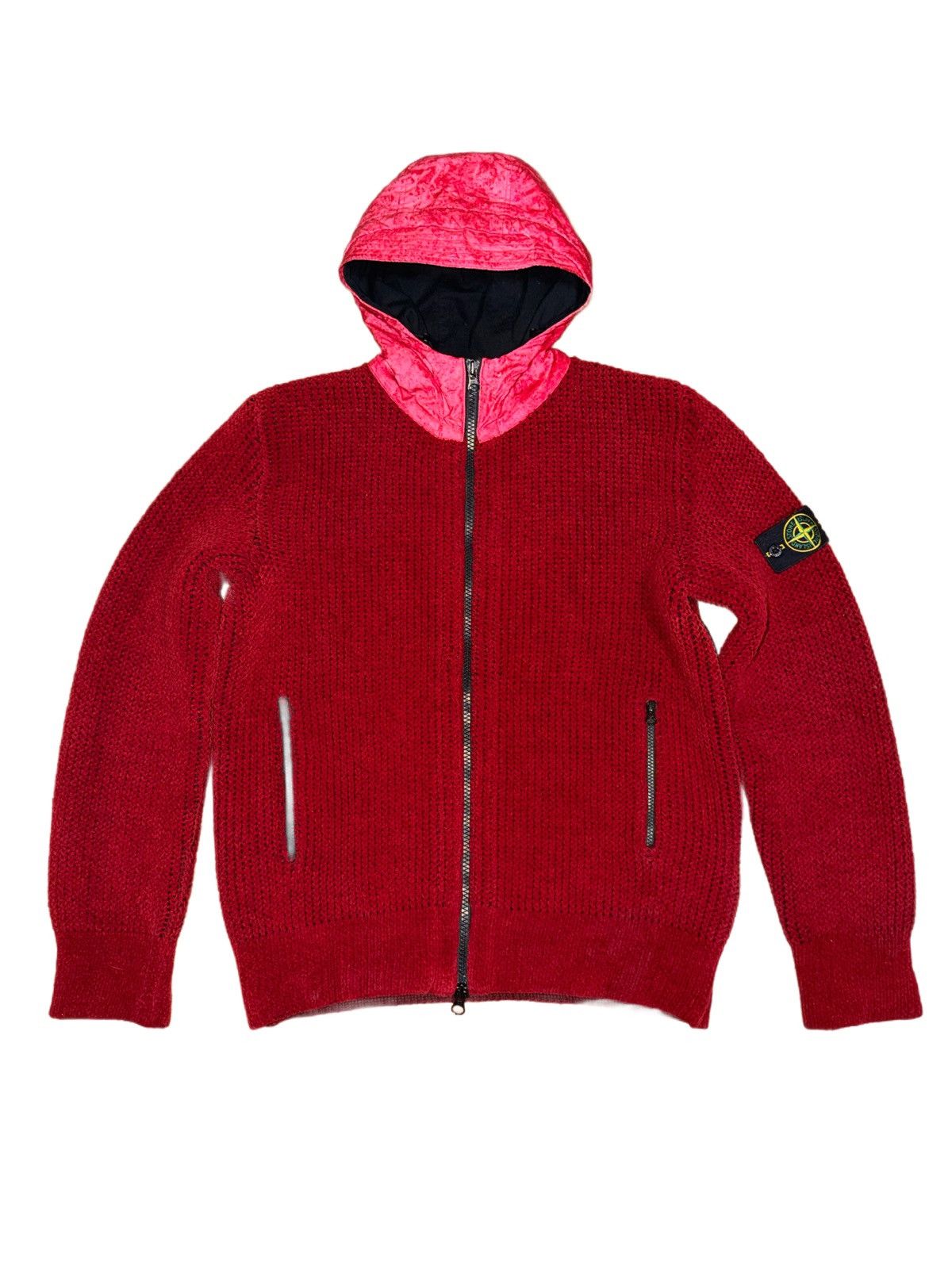 Stone Island 🔥Rare Stone Island Thick President Knit Zipped Hoodie/Jacket Size US XL / EU 56 / 4 - 3 Thumbnail