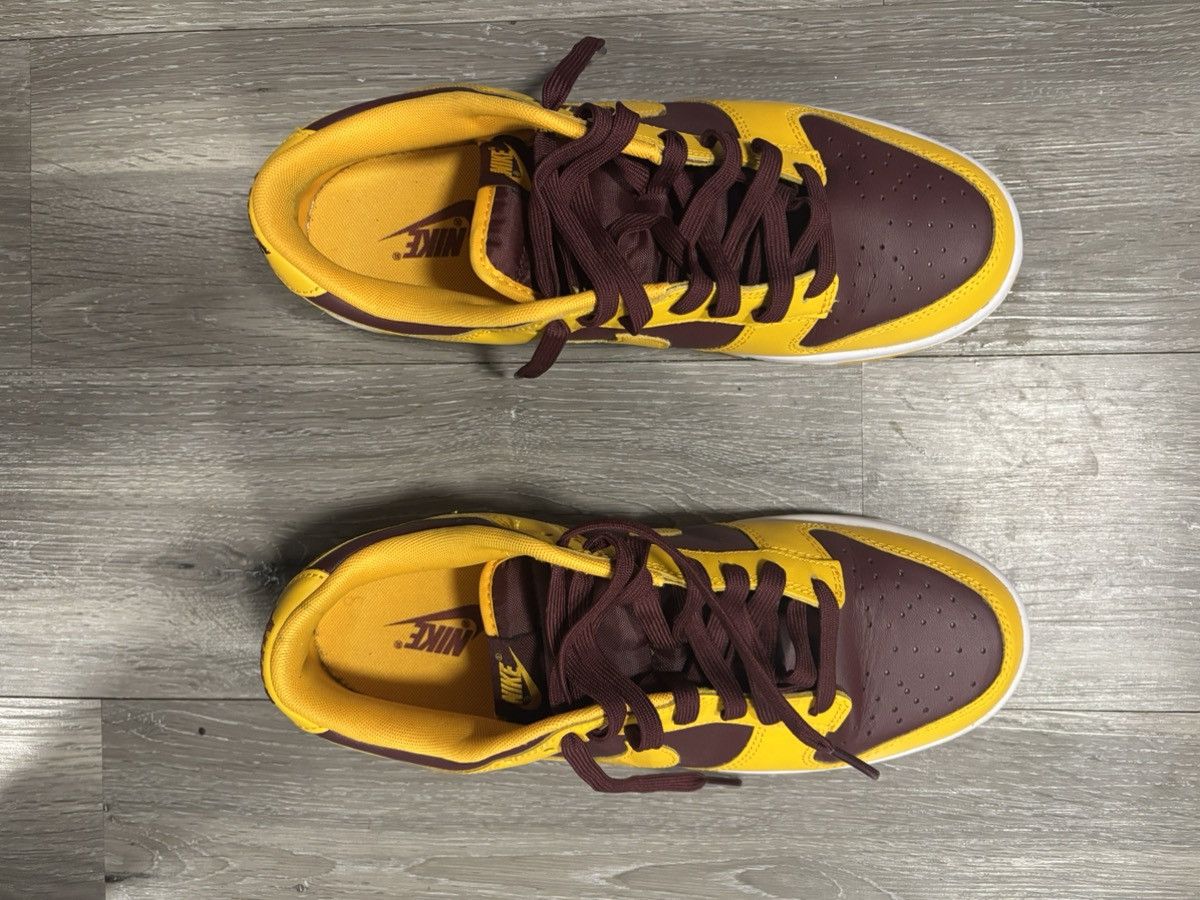 Nike Nike Dunk Low Arizona State DD1391 702 Size US 10.5 / EU 43-44 - 3 Thumbnail