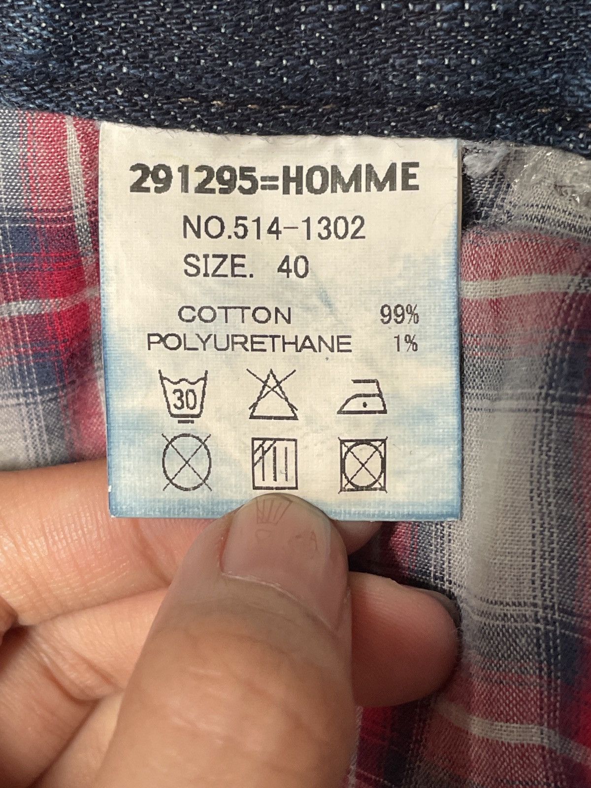 Japanese Brand × Vintage Vintage Japanese Brand 291295 Homme Jeans 2000s Size US 29 - 10 Thumbnail