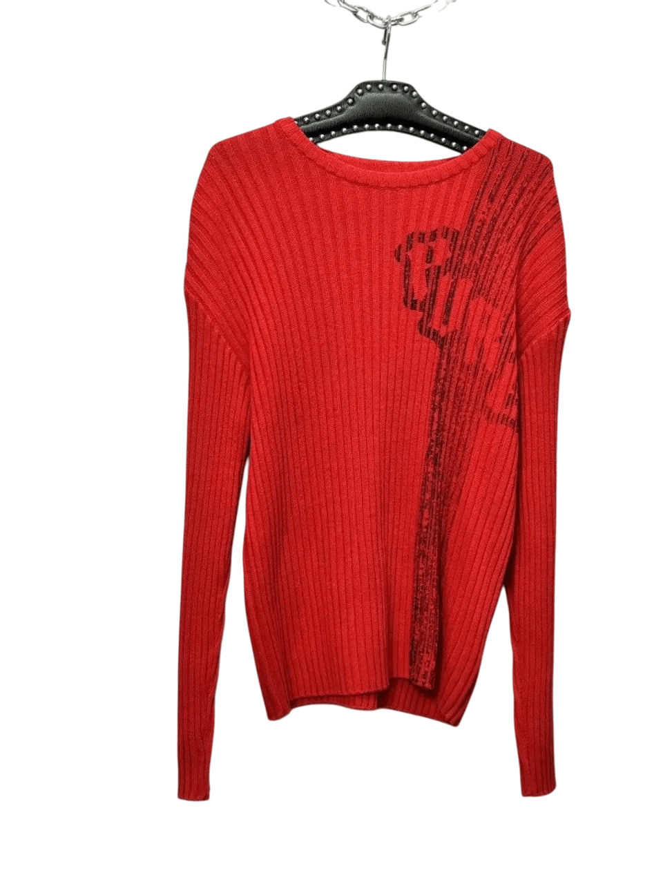 Japanese Brand Vintage Y2K Distressed Striped Sweater Faded knit Y2K Effect Size US M / EU 48-50 / 2 - 8 Thumbnail