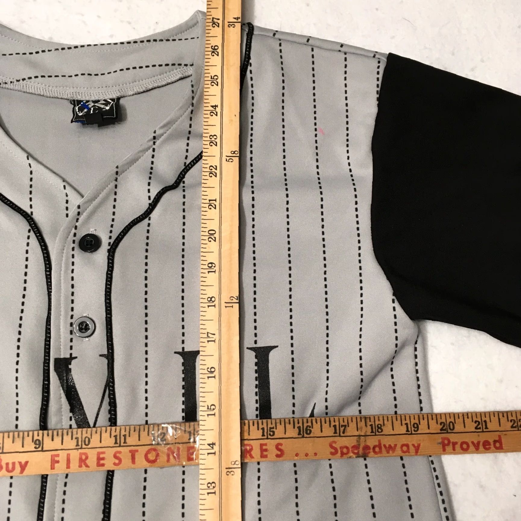 Vintage Civil Regime gray Baseball Jersey Button Short Sleeve Men’s M Gray Logo Modern - Shirt Mens M Size US M / EU 48-50 / 2 - 6 Thumbnail