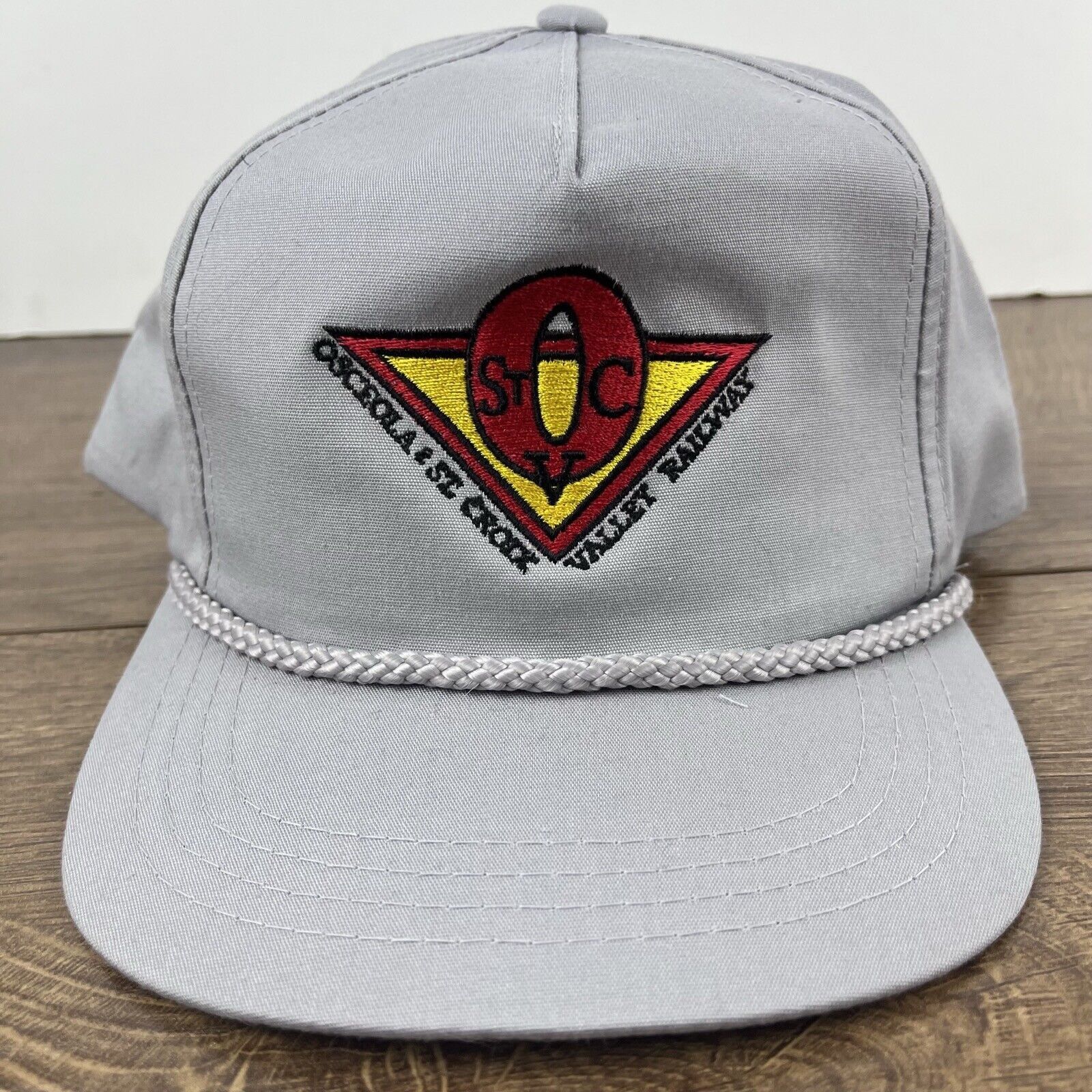 Other Osceola St Croix Hat Valley Railway Snapback Hat Gray Hat Ad Size ONE SIZE - 6 Thumbnail