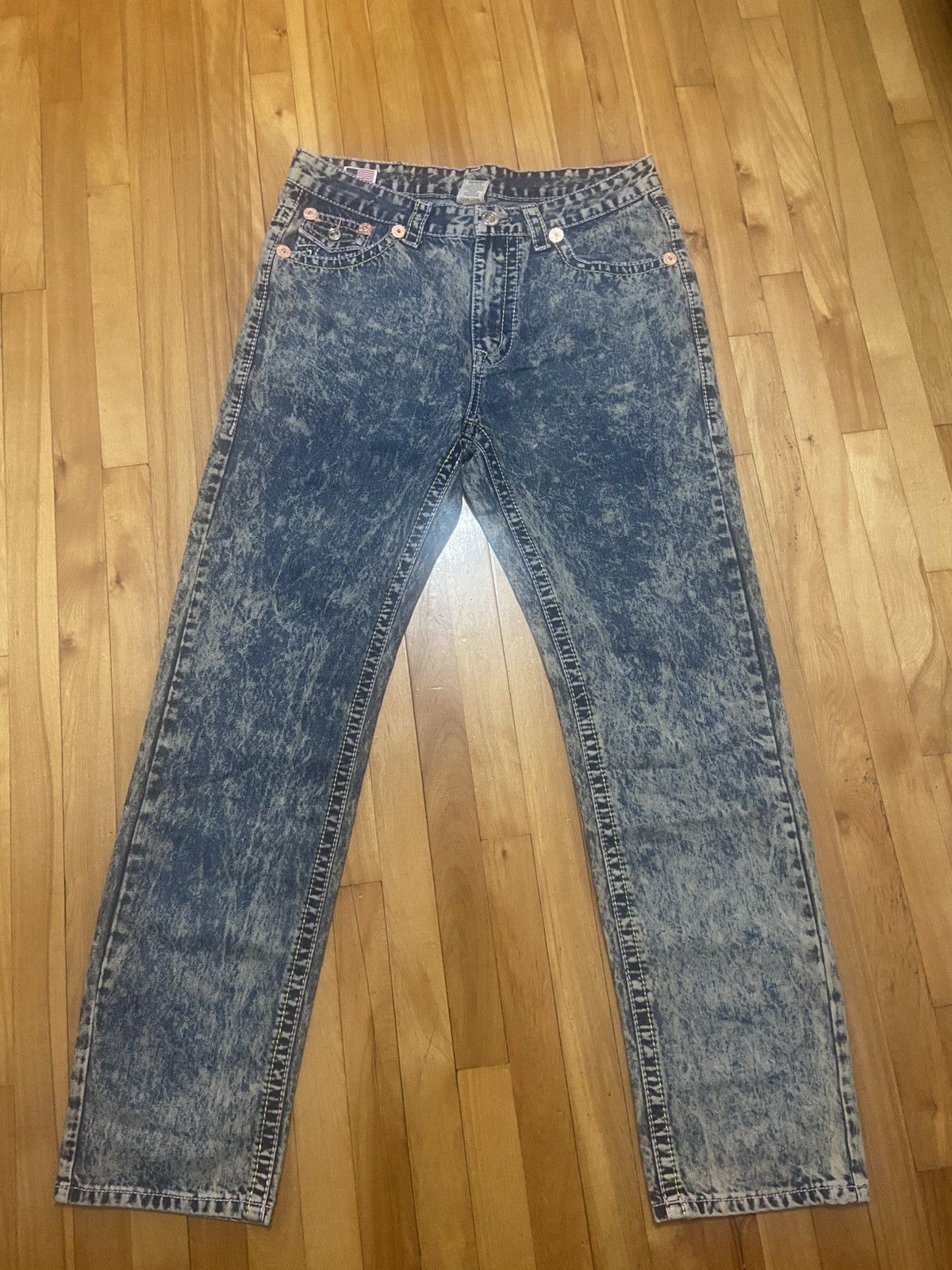 True Religion true religion ricky super t light blue Size US 34 / EU 50 - 2 Thumbnail