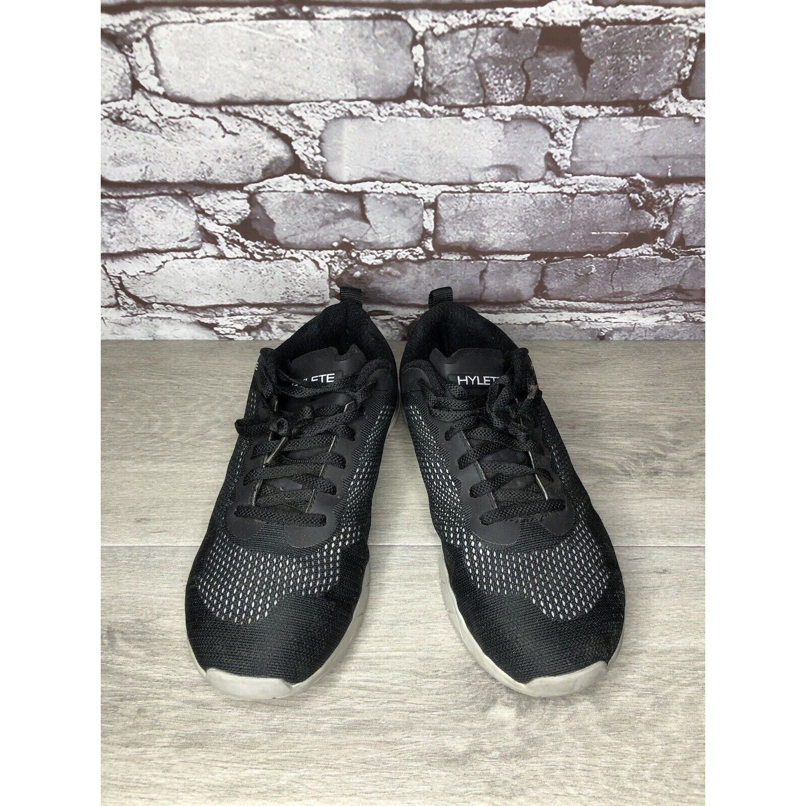 Other Hylete Vibram Circuit Cross Black Lace Up Training Gym Shoes Size US 8 / EU 41 - 3 Thumbnail
