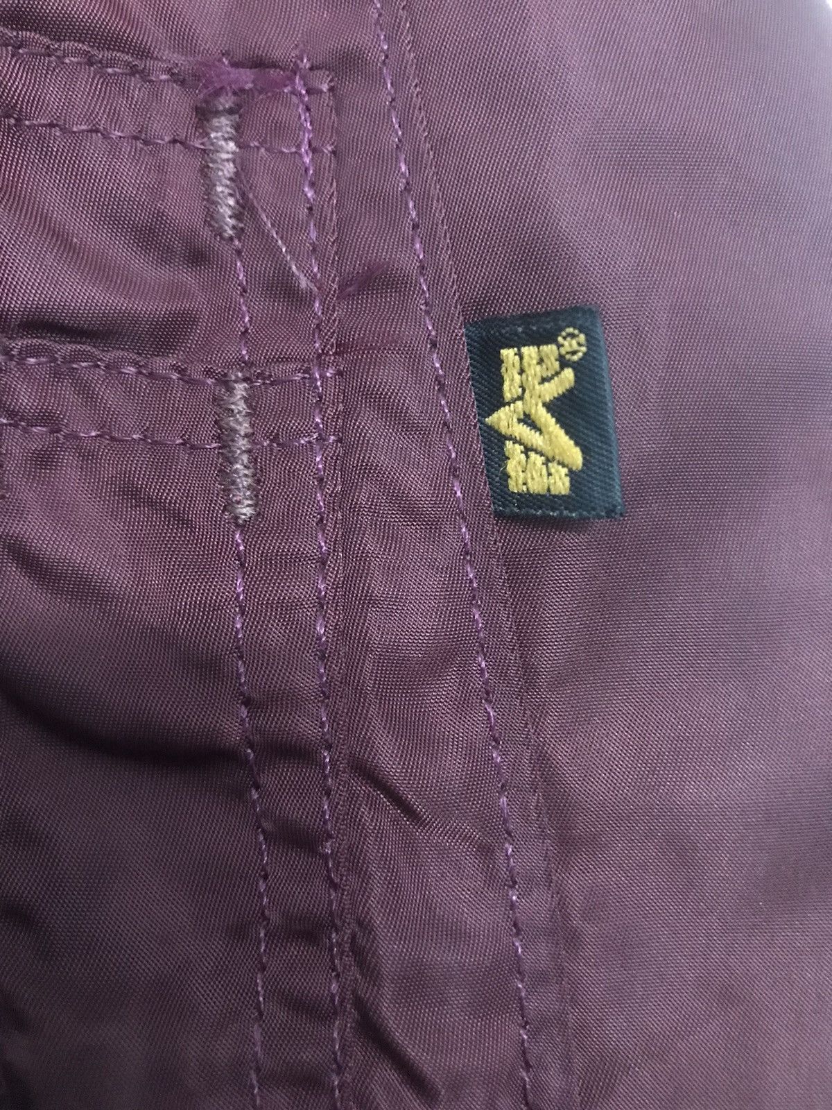 Alpha Industries VINTAGE ALPHA INDUSTRIES BOMBER JACKET REVERSIBLE 80s Size US M / EU 48-50 / 2 - 13 Thumbnail