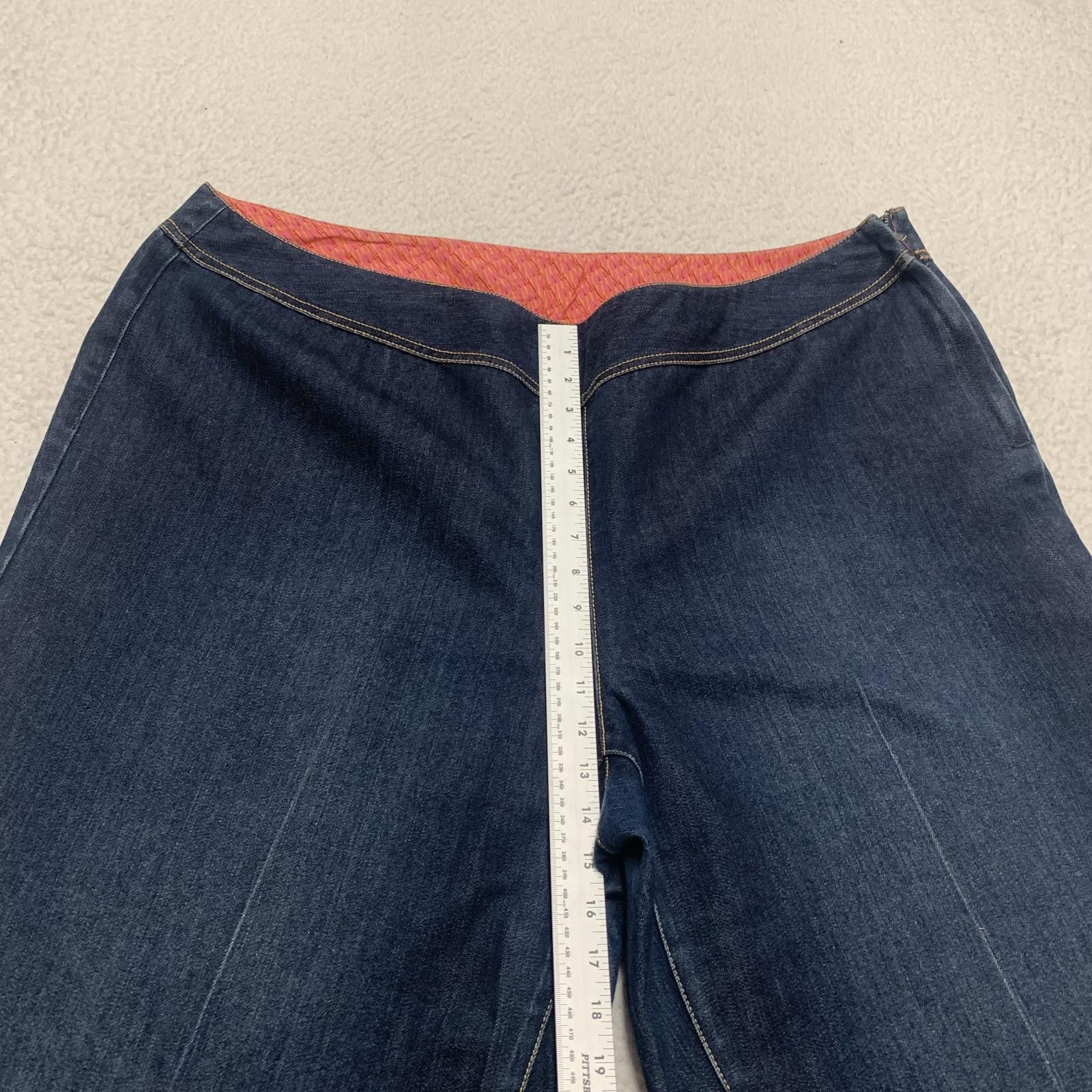 Other Sigrid Olsen Women's Sz 20 W Denim Jeans Wide-Leg 44 x 30 Size 42" / US 20 - 10 Thumbnail