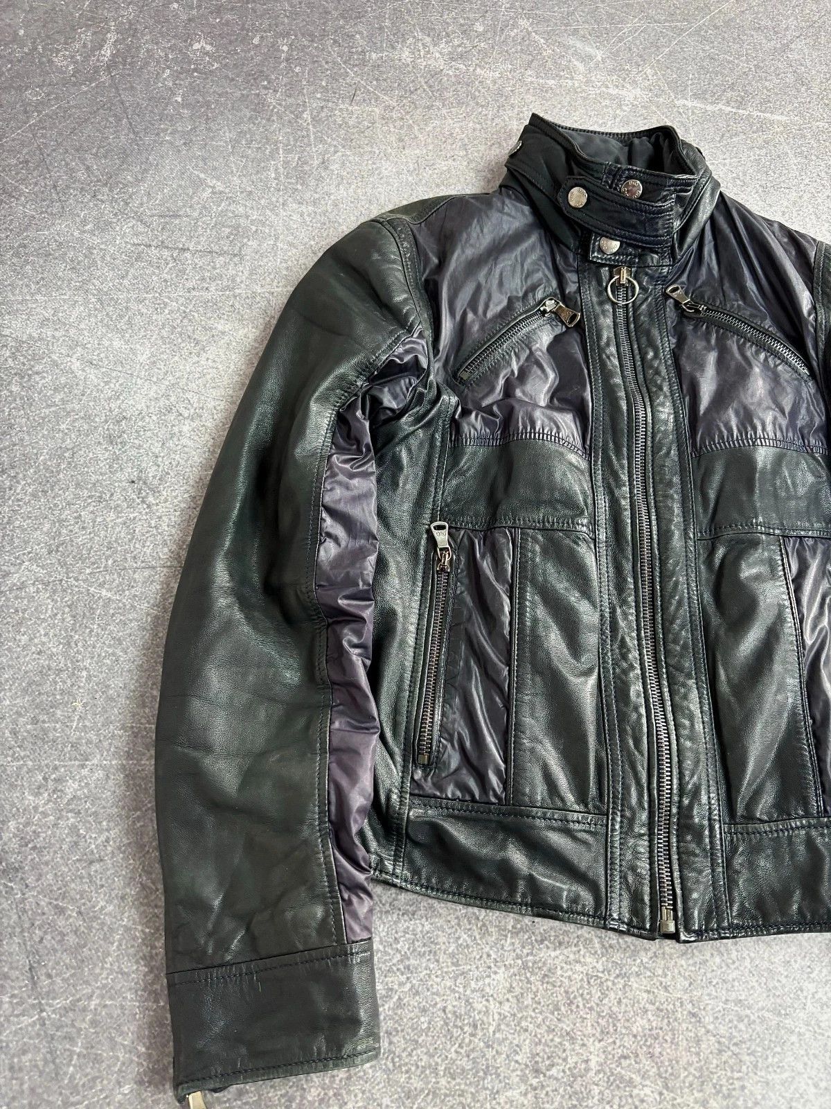 Dolce & Gabbana RRP 1200$ 00S Dolce Gabbana Archive Hybrid Leather Jacket Size US S / EU 44-46 / 1 - 3 Thumbnail