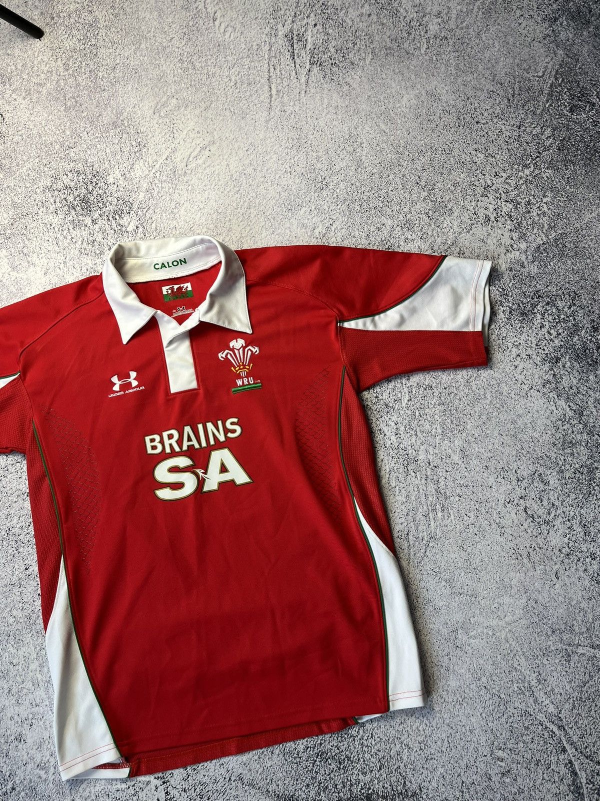 Under Armour Wales Rugby Shirt Under Armour Home Top 2008/09 Jersey Men's Size US L / EU 52-54 / 3 - 4 Thumbnail